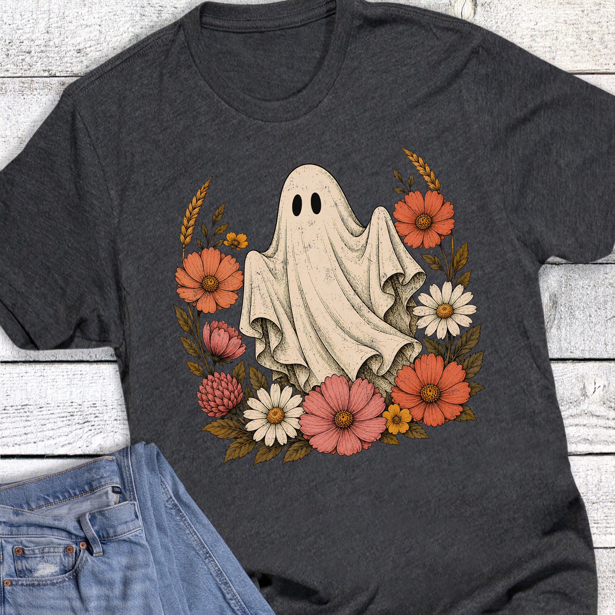 Halloween Ghost Florals