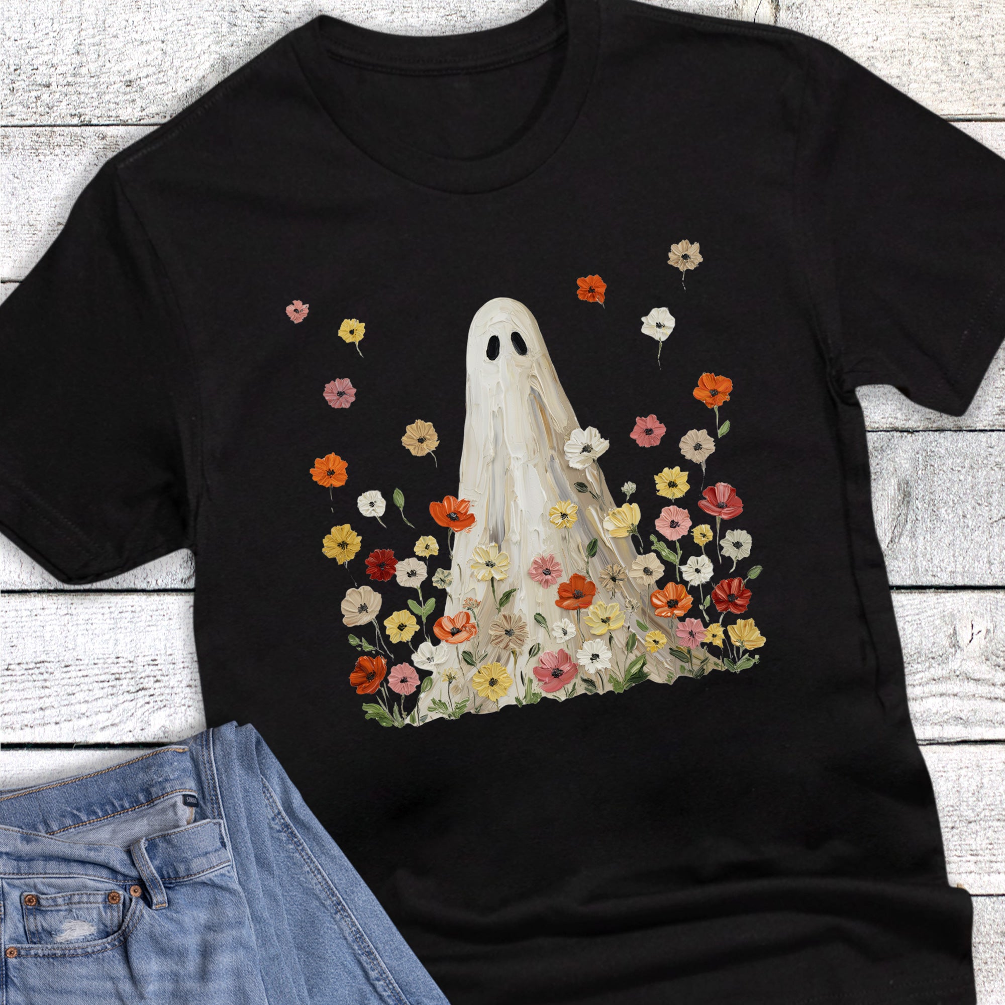 Halloween Ghost Wildflowers