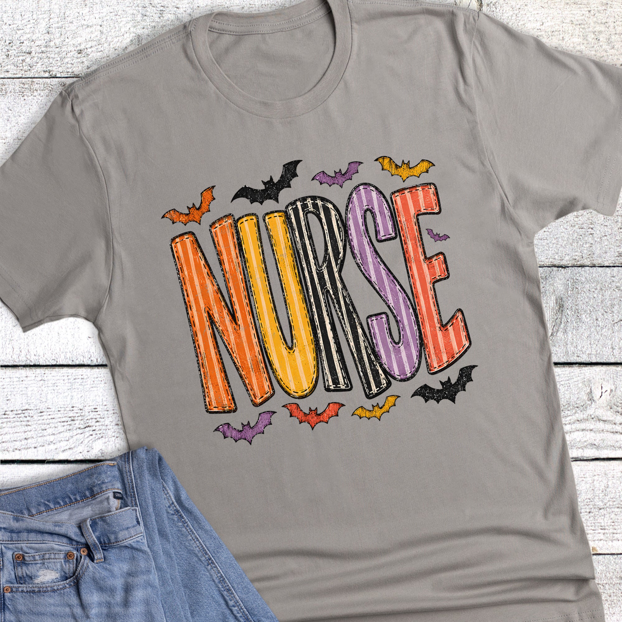 Halloween Striped Nurse