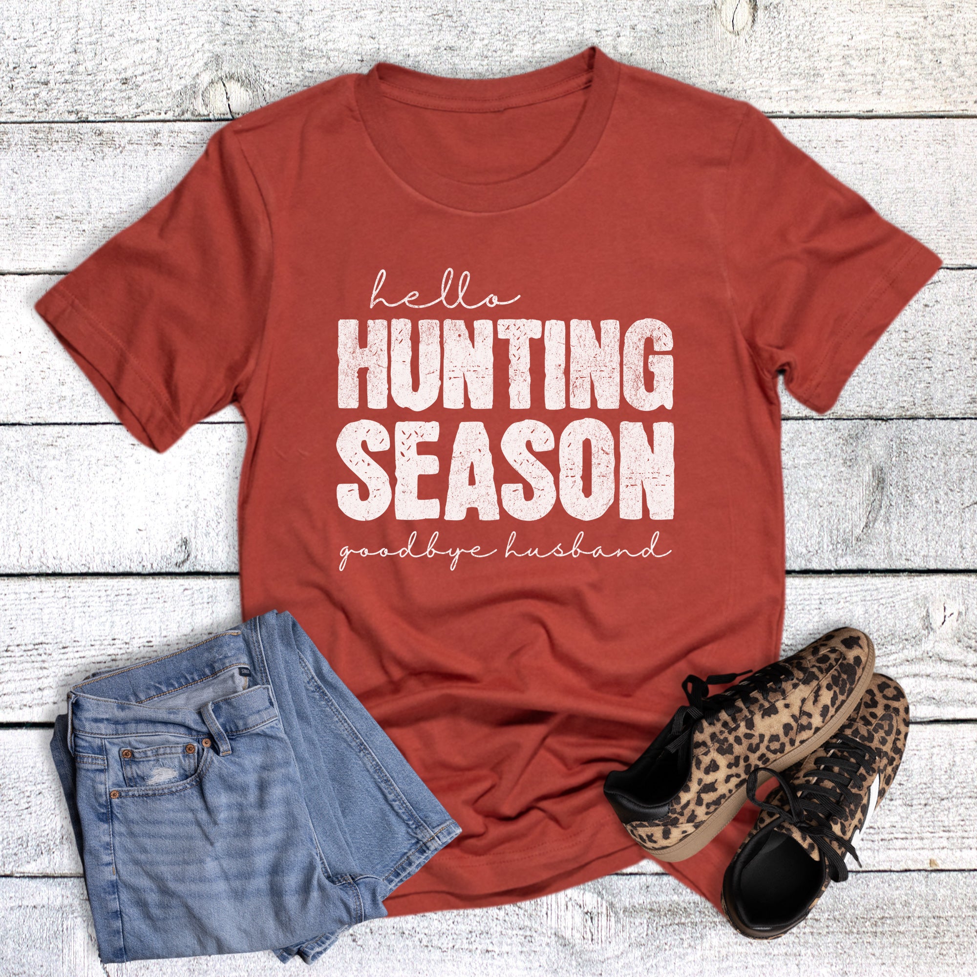Hello Hunting Goodbye Husband Block