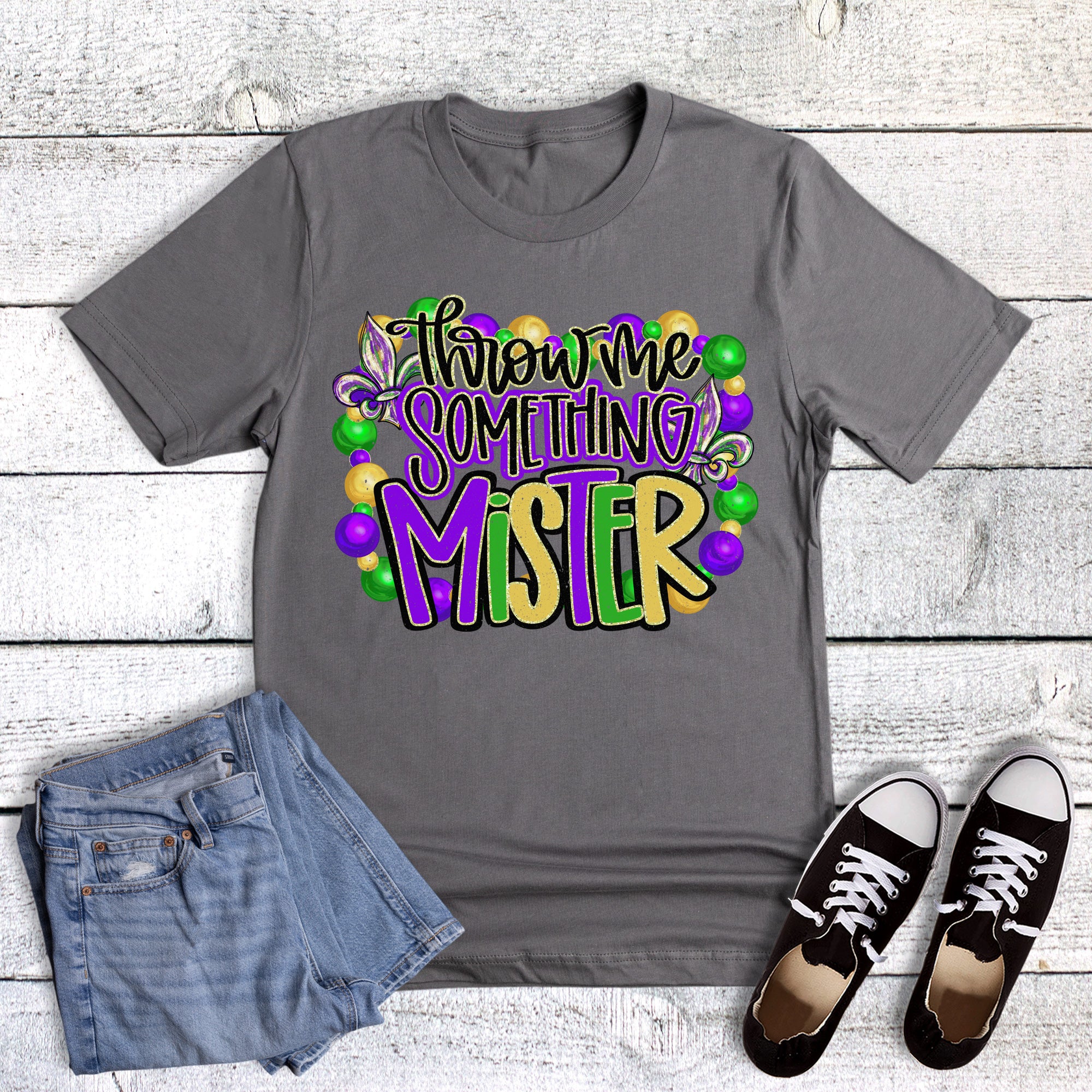 Mardi Gras Throw Me Something Mister