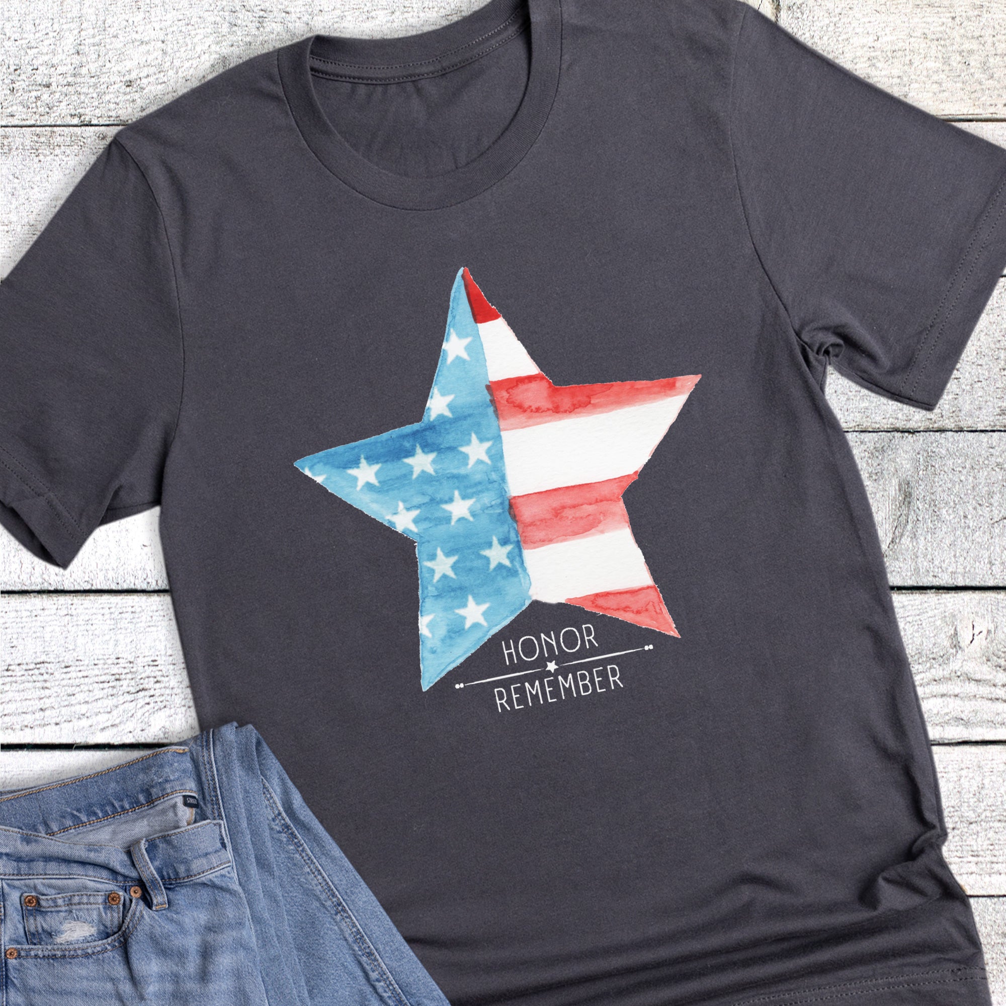Memorial Day Honor Remember Star
