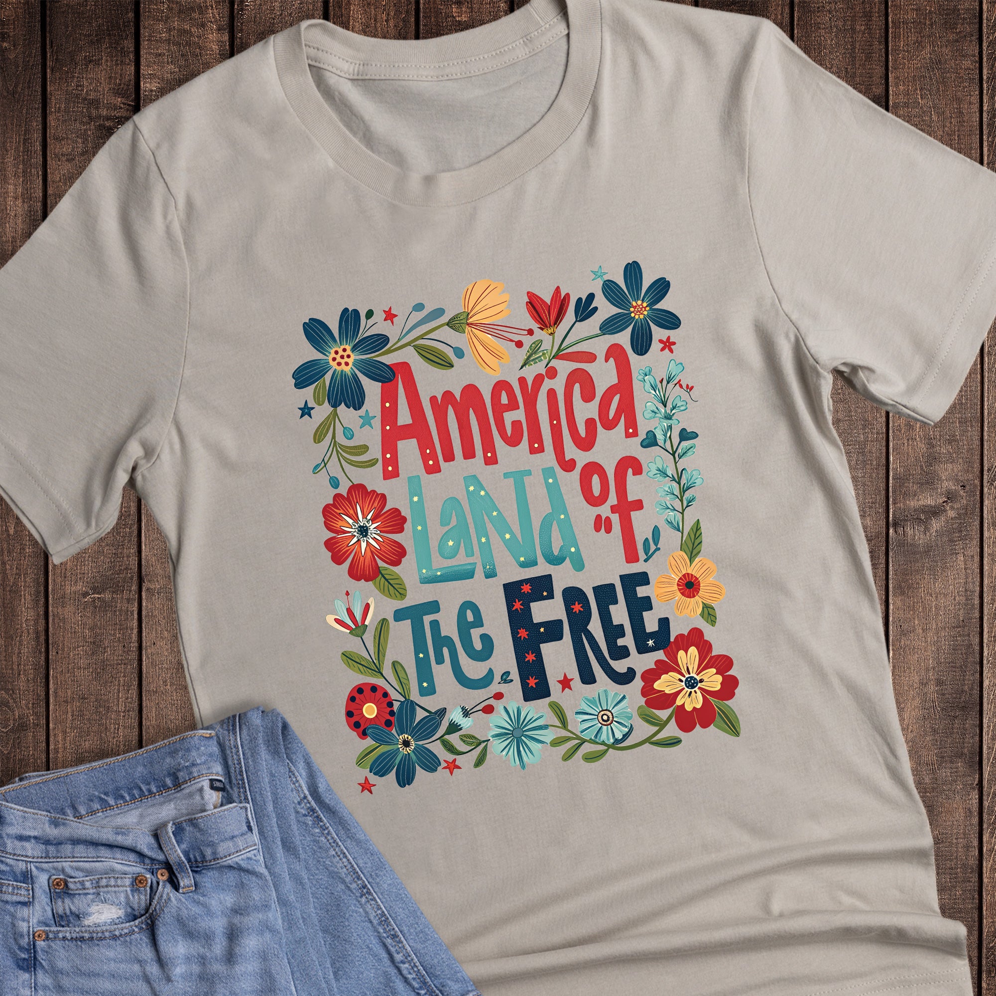 Patriotic America Land of the Free