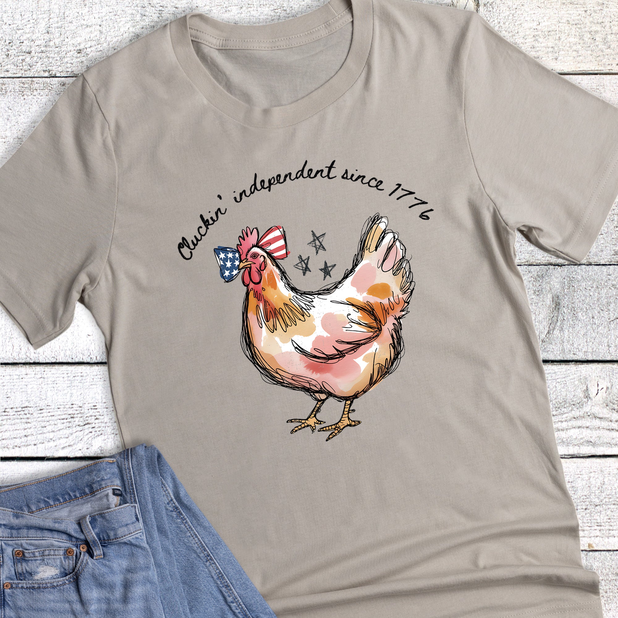 Patriotic Cluckin' Independent Chicken