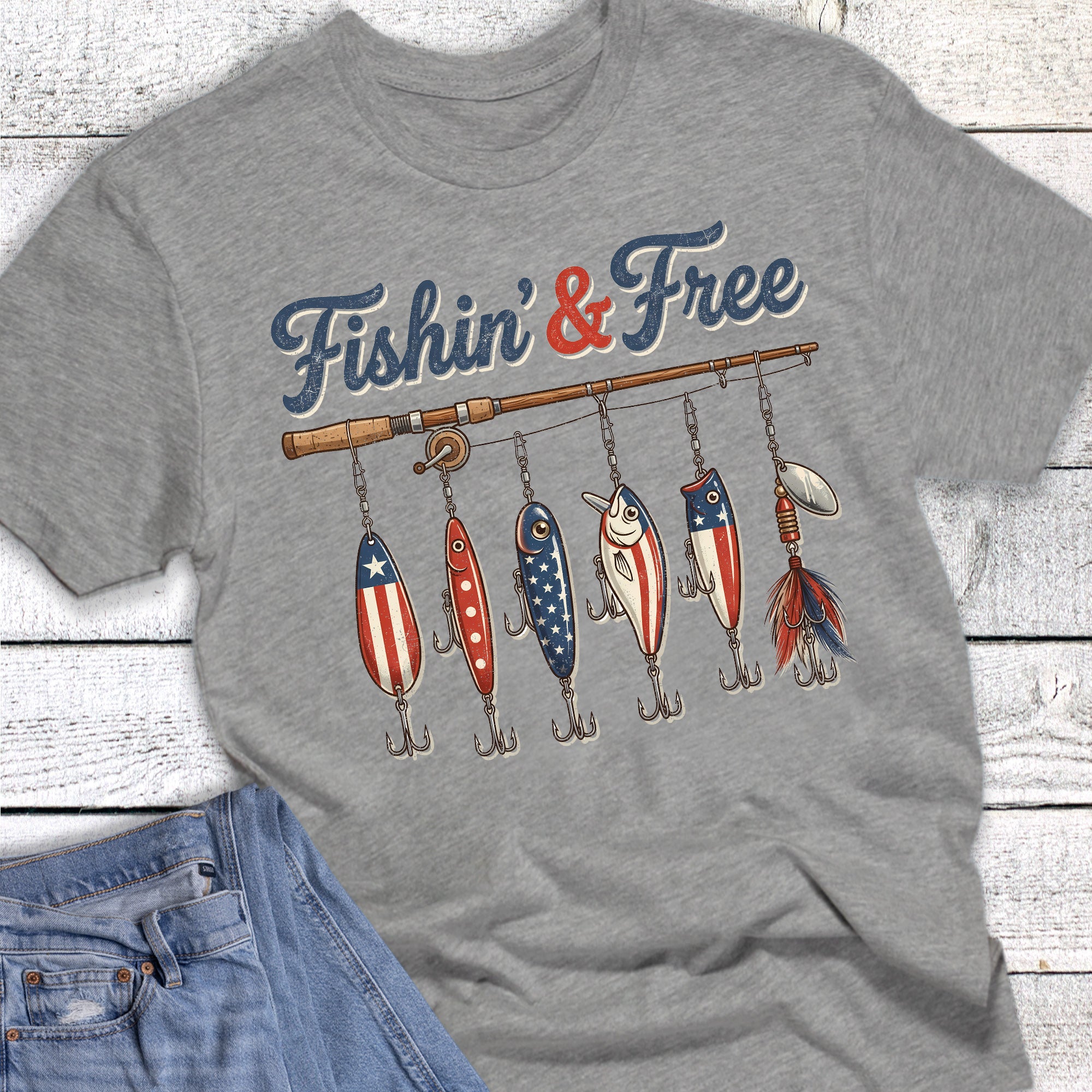 Patriotic Fishin' and Free Lures