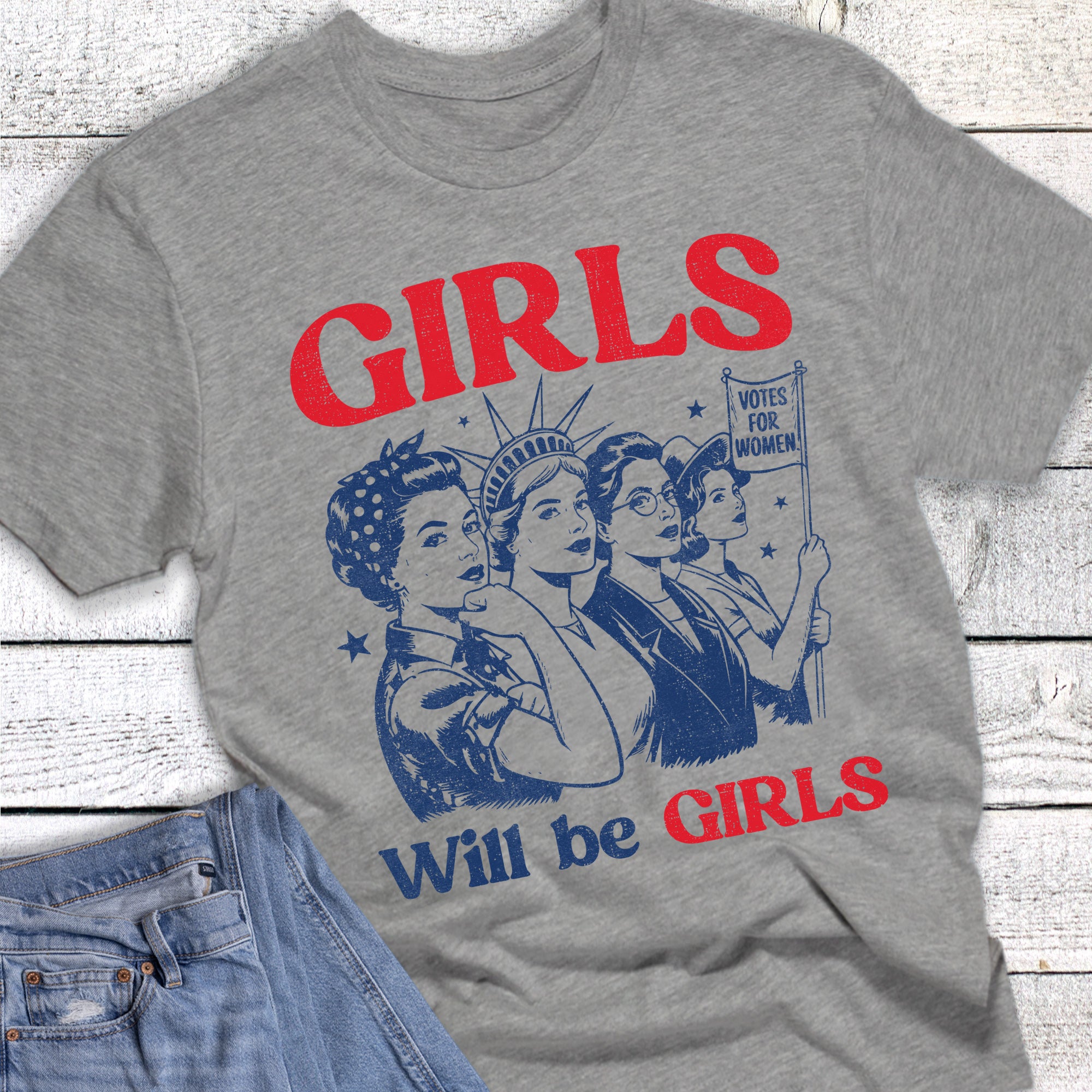 Patriotic Girls Will Be Girls