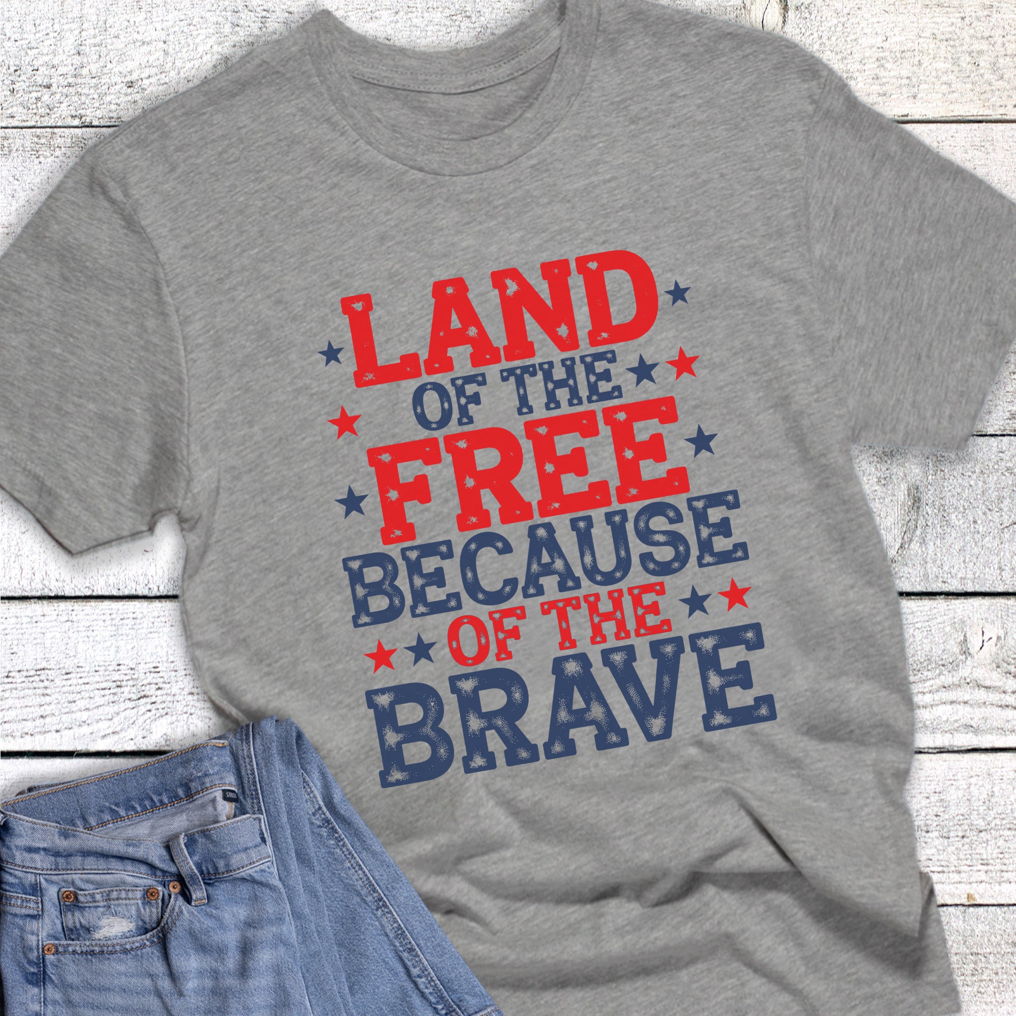 Patriotic Land of the Free Brave