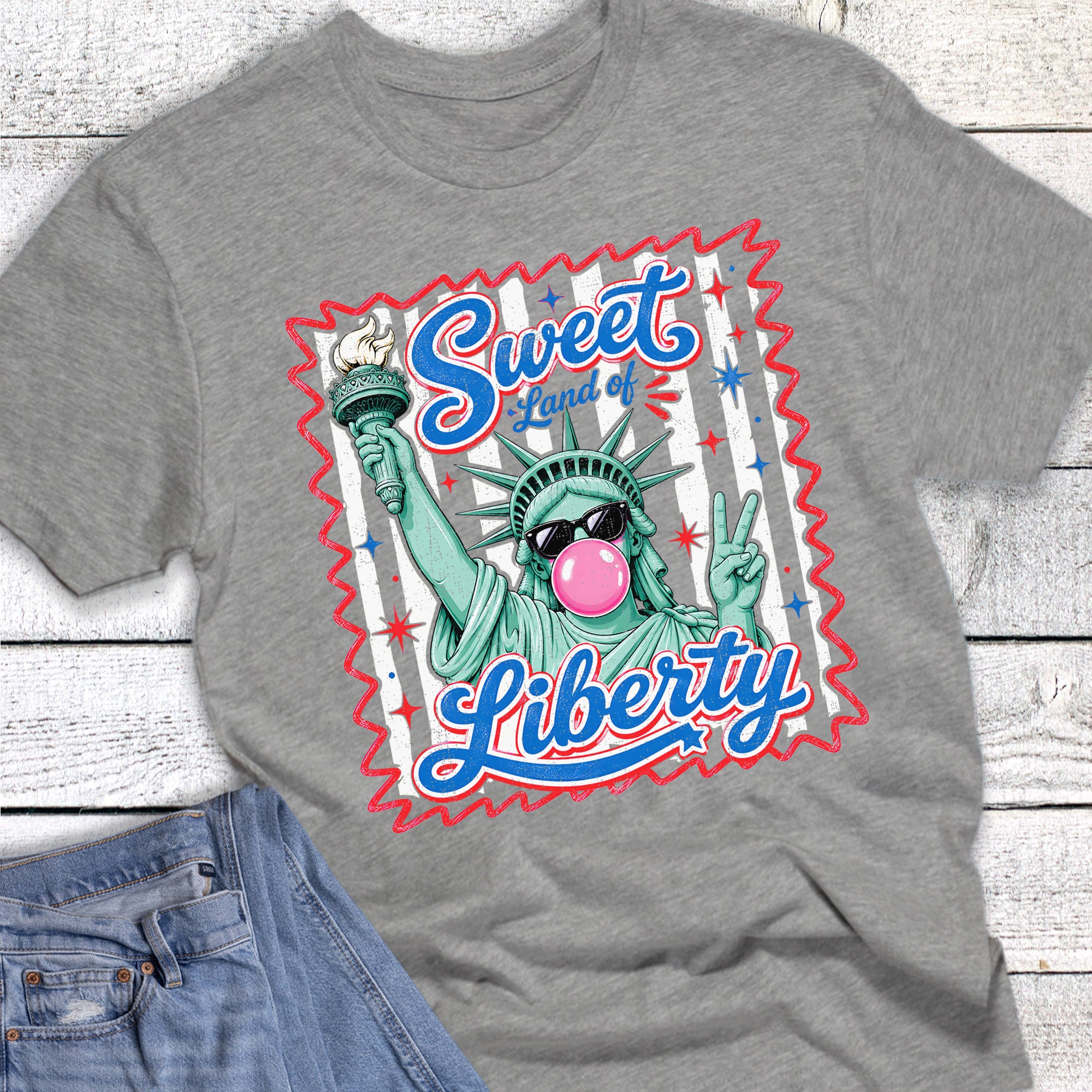 Patriotic Sweet Land of Liberty Statue