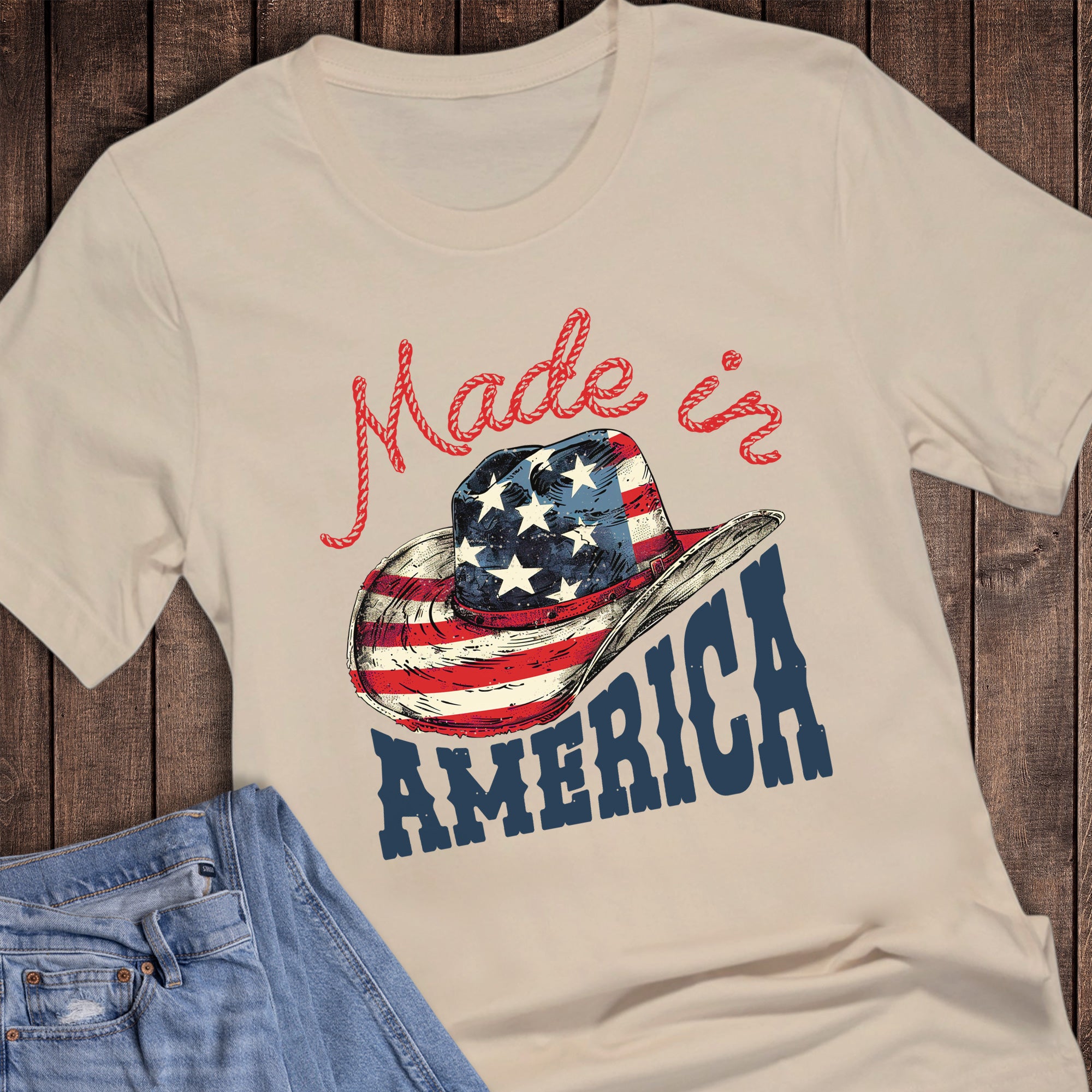 Patriotic Western Made in America Hat