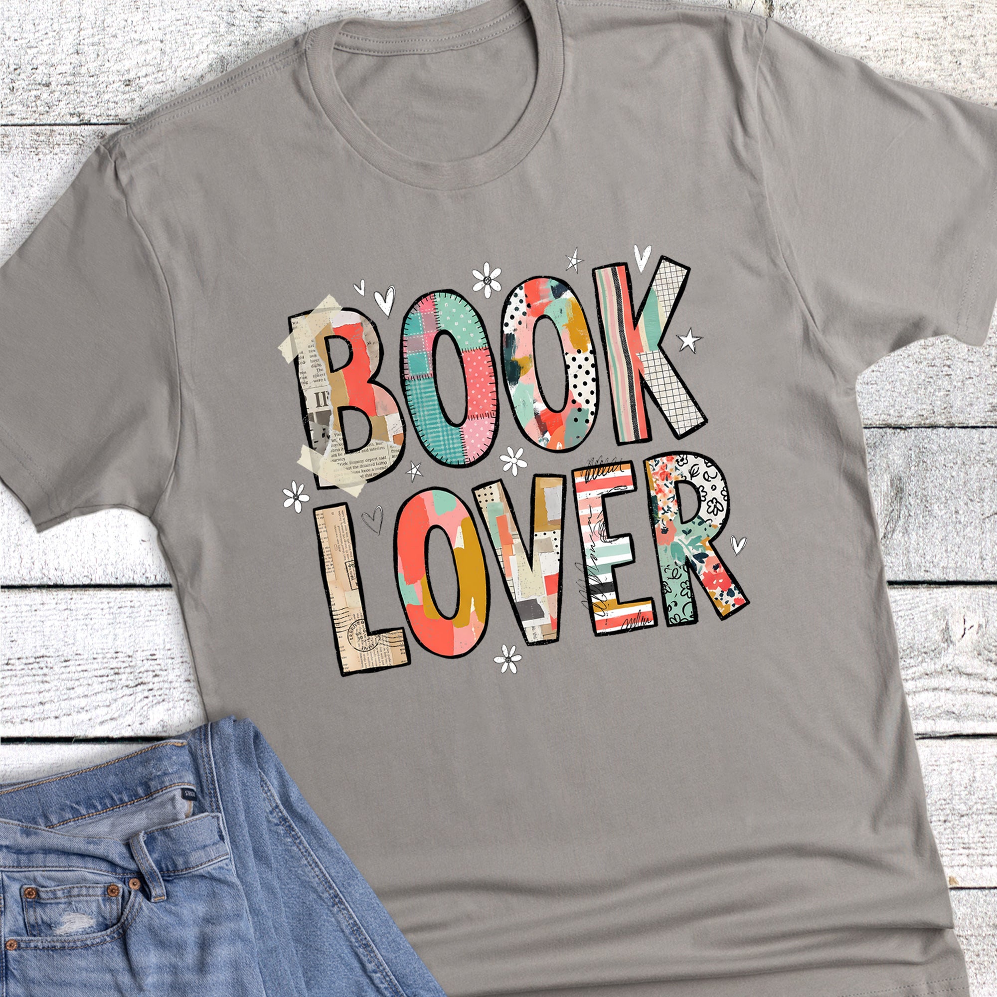 Reading Book Lover Collage