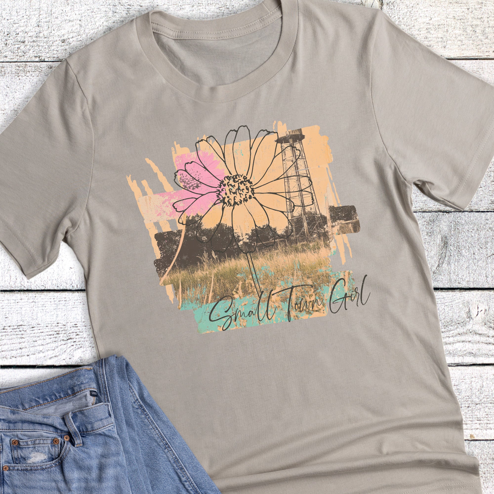 Small Town Girl Water Tower Daisy