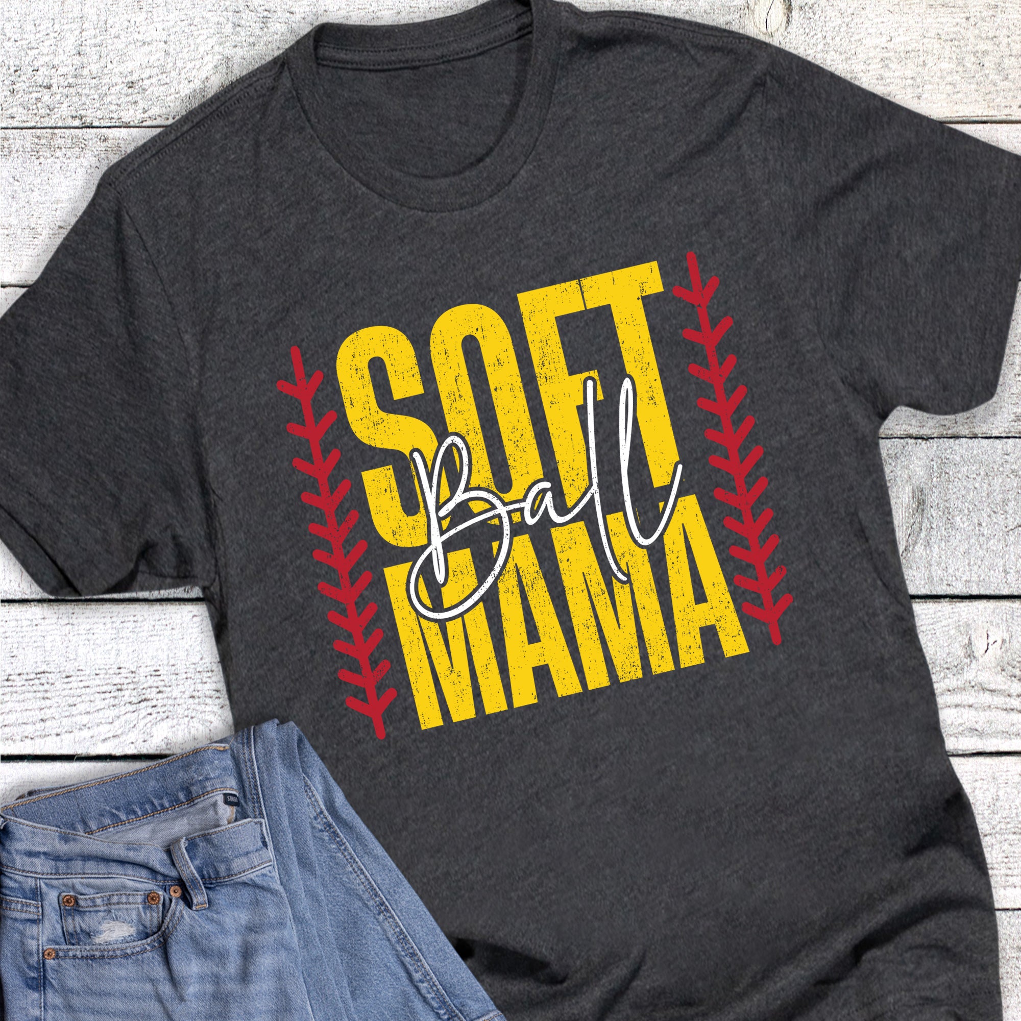 Softball Mama Stitches
