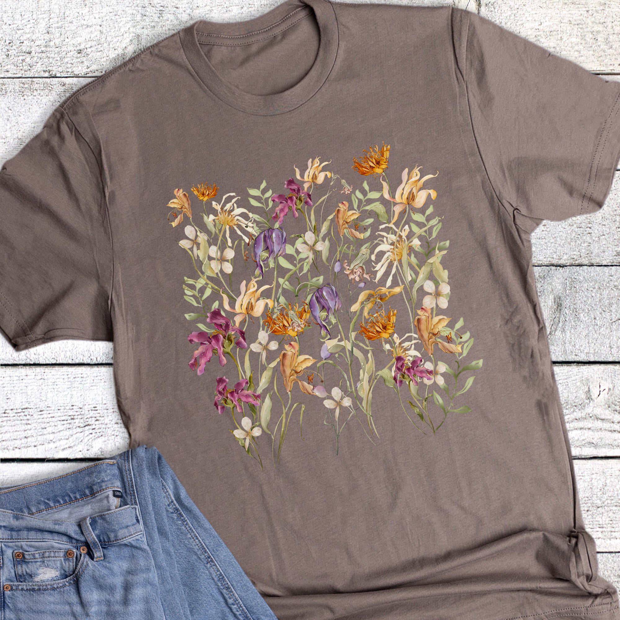 Spring Vintage Wildflower Floral