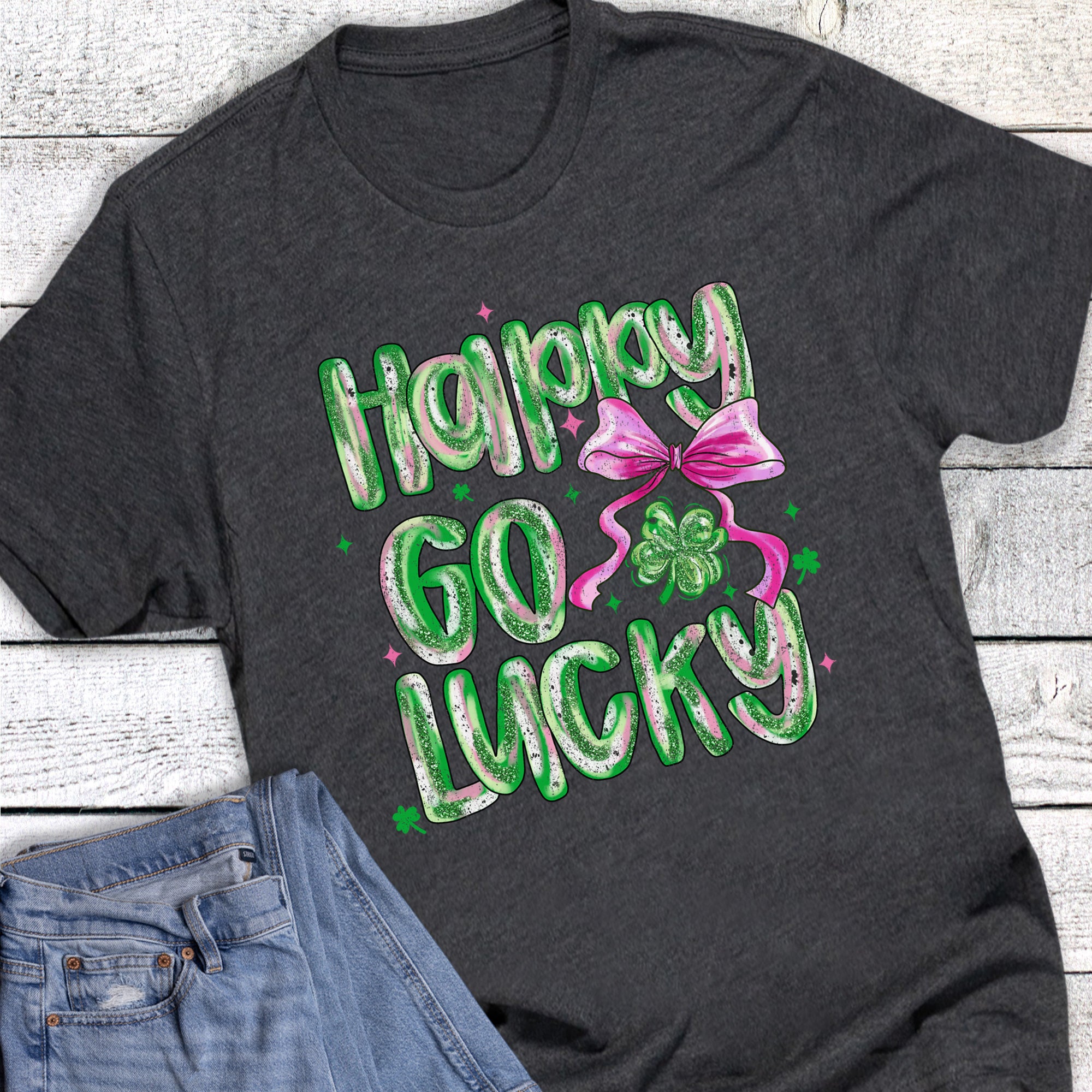 St. Patrick Happy Go Lucky Shamrocks