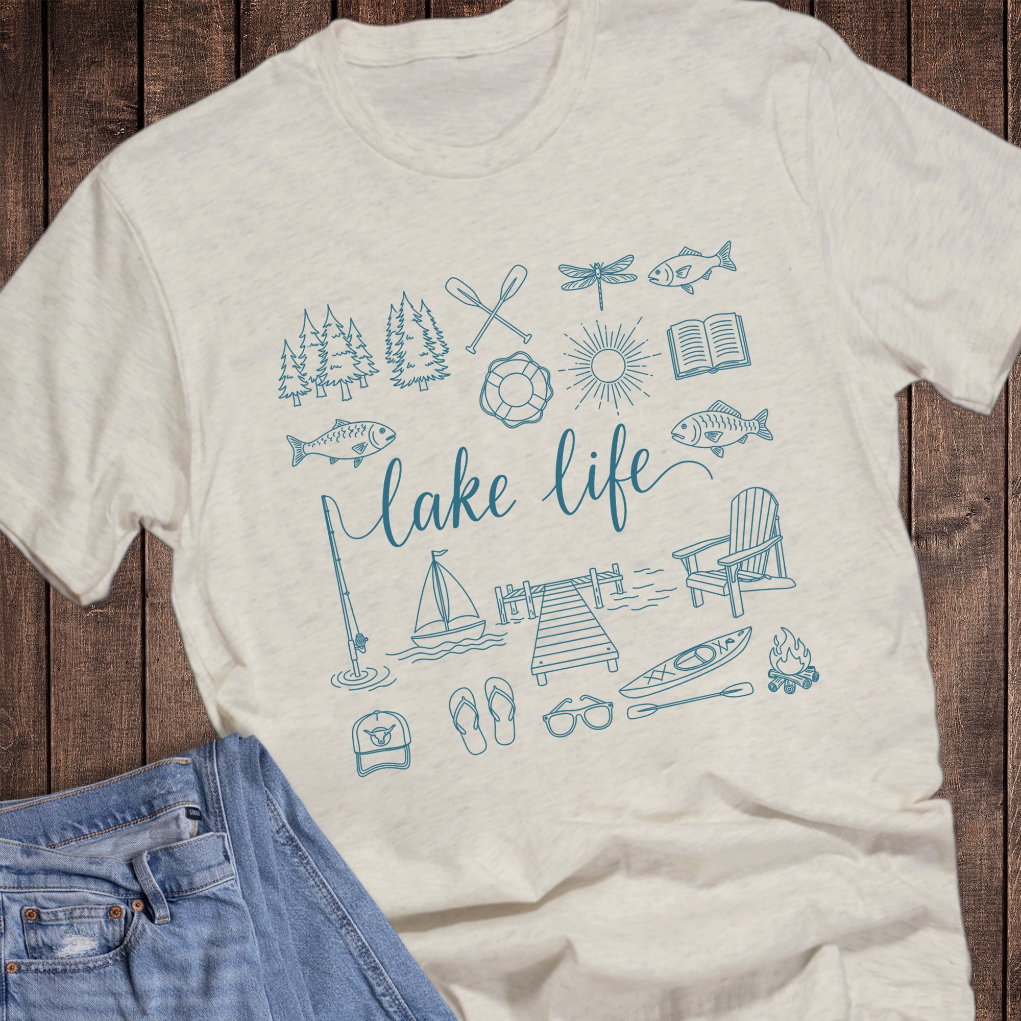 Summer Lake Life Collage