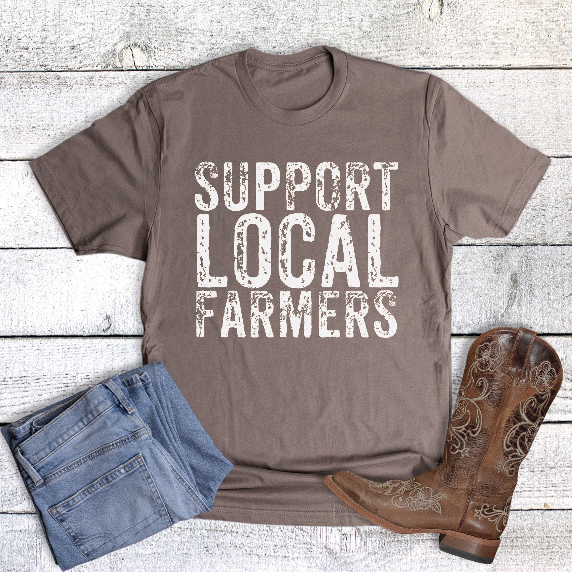 Support Local Farmers Block