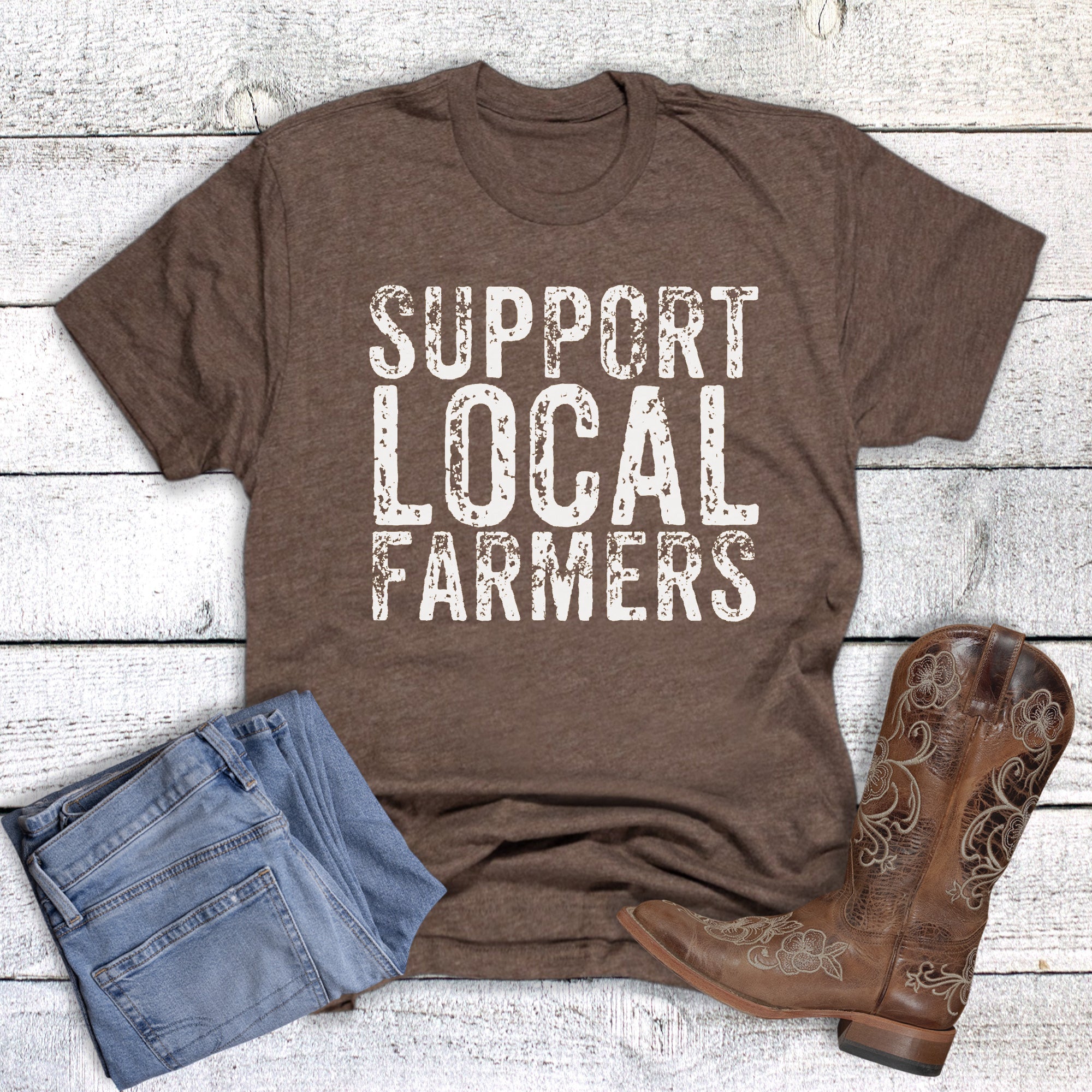 Support Local Farmers Block