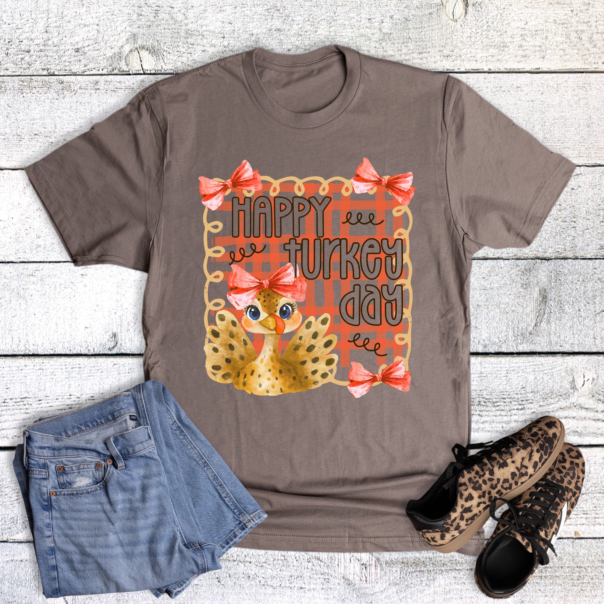 Thanksgiving Preppy Happy Turkey Day