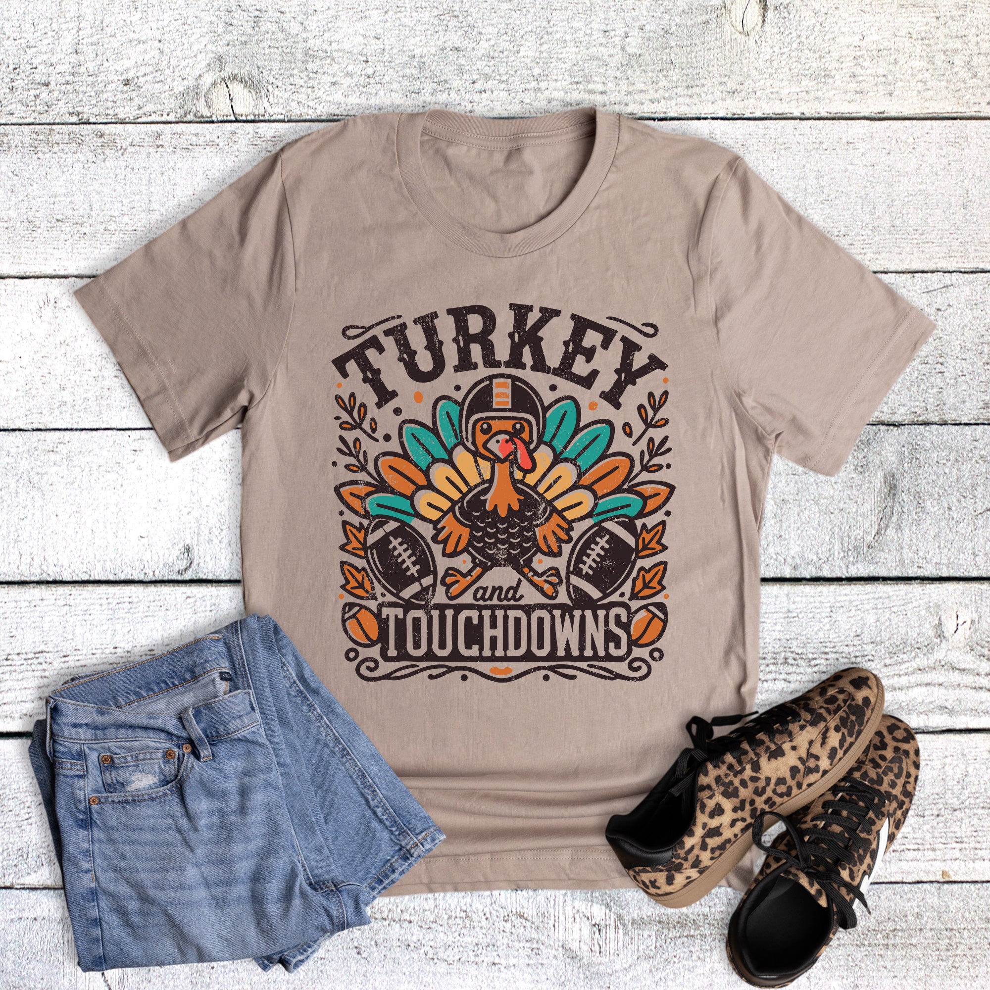 Thanksgiving Turkey and Touchdowns
