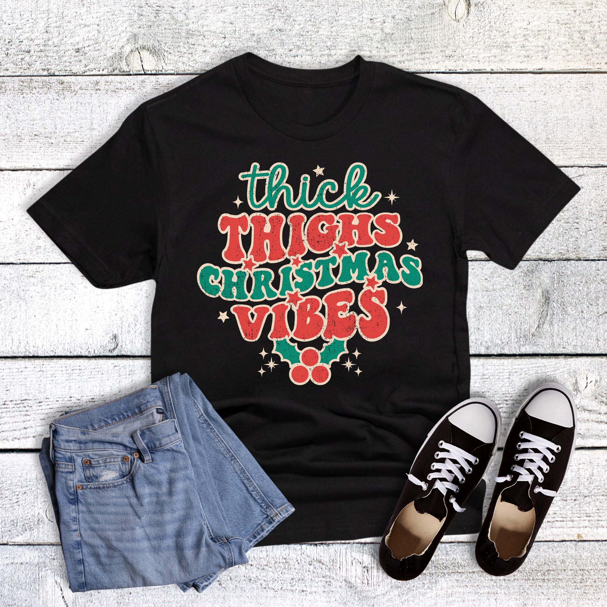 Thick Thighs Christmas Vibes