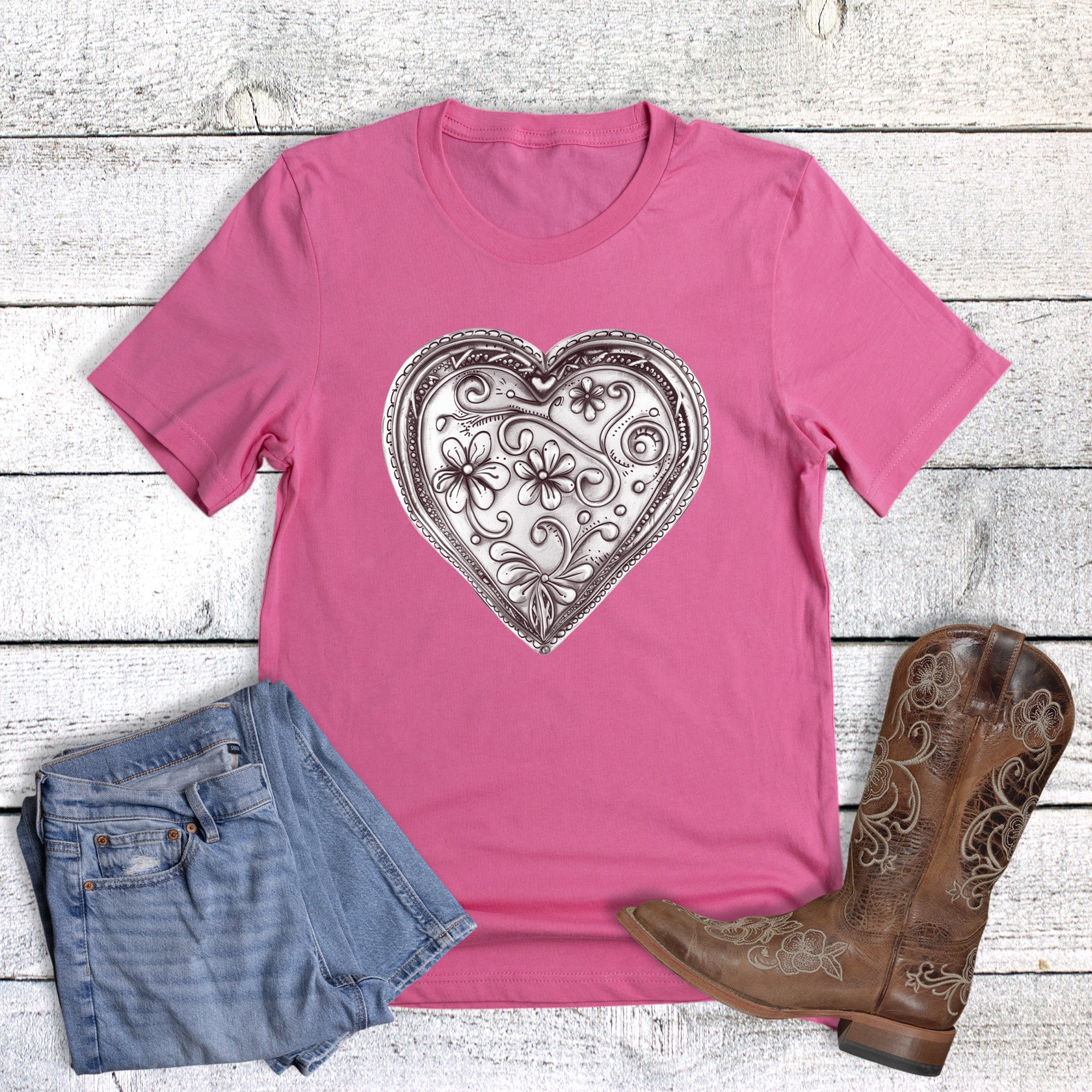 Valentine Concho Heart