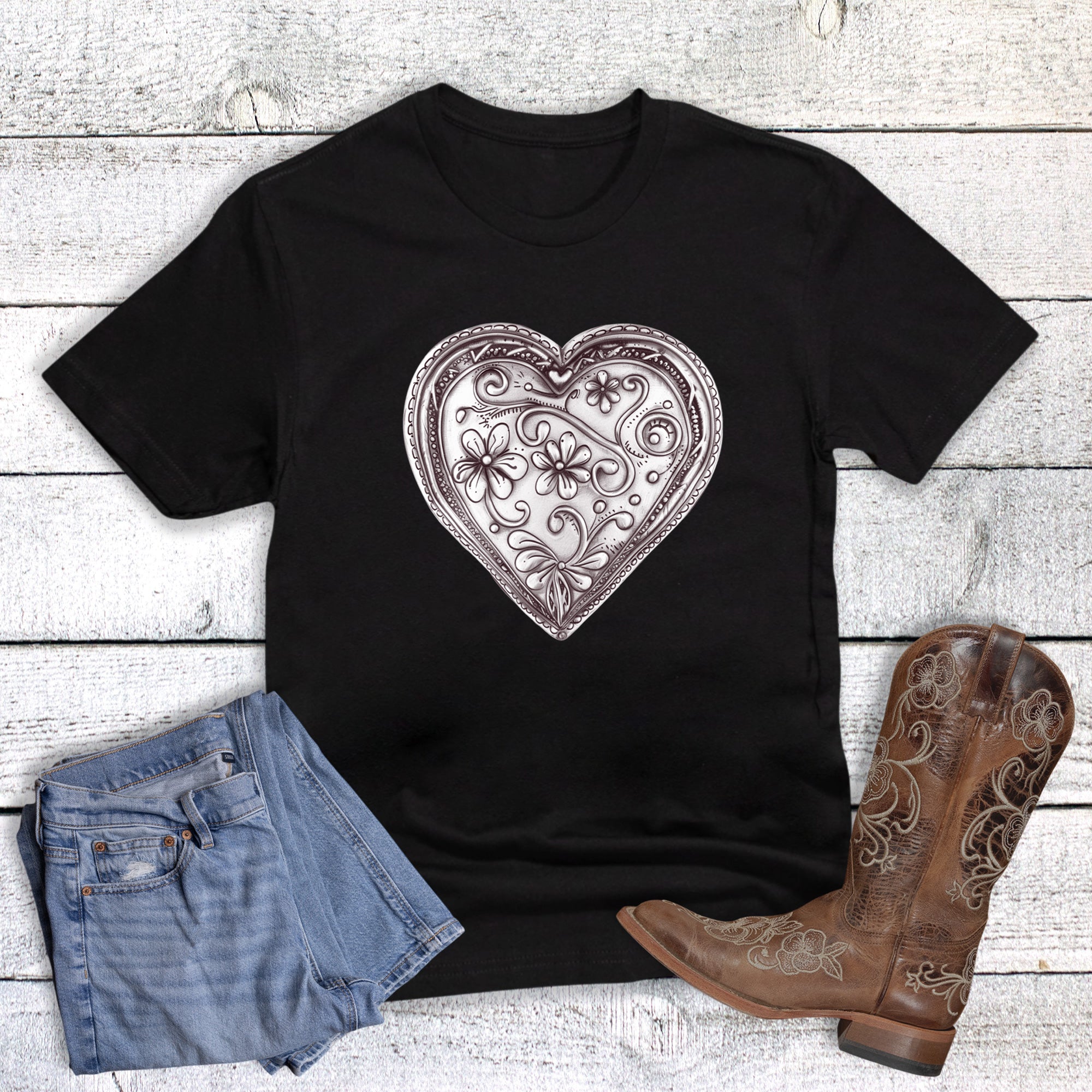 Valentine Concho Heart
