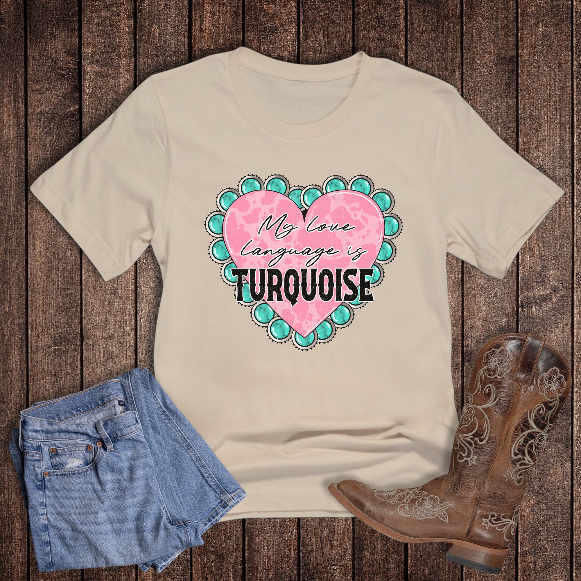 Valentine Western Turquoise