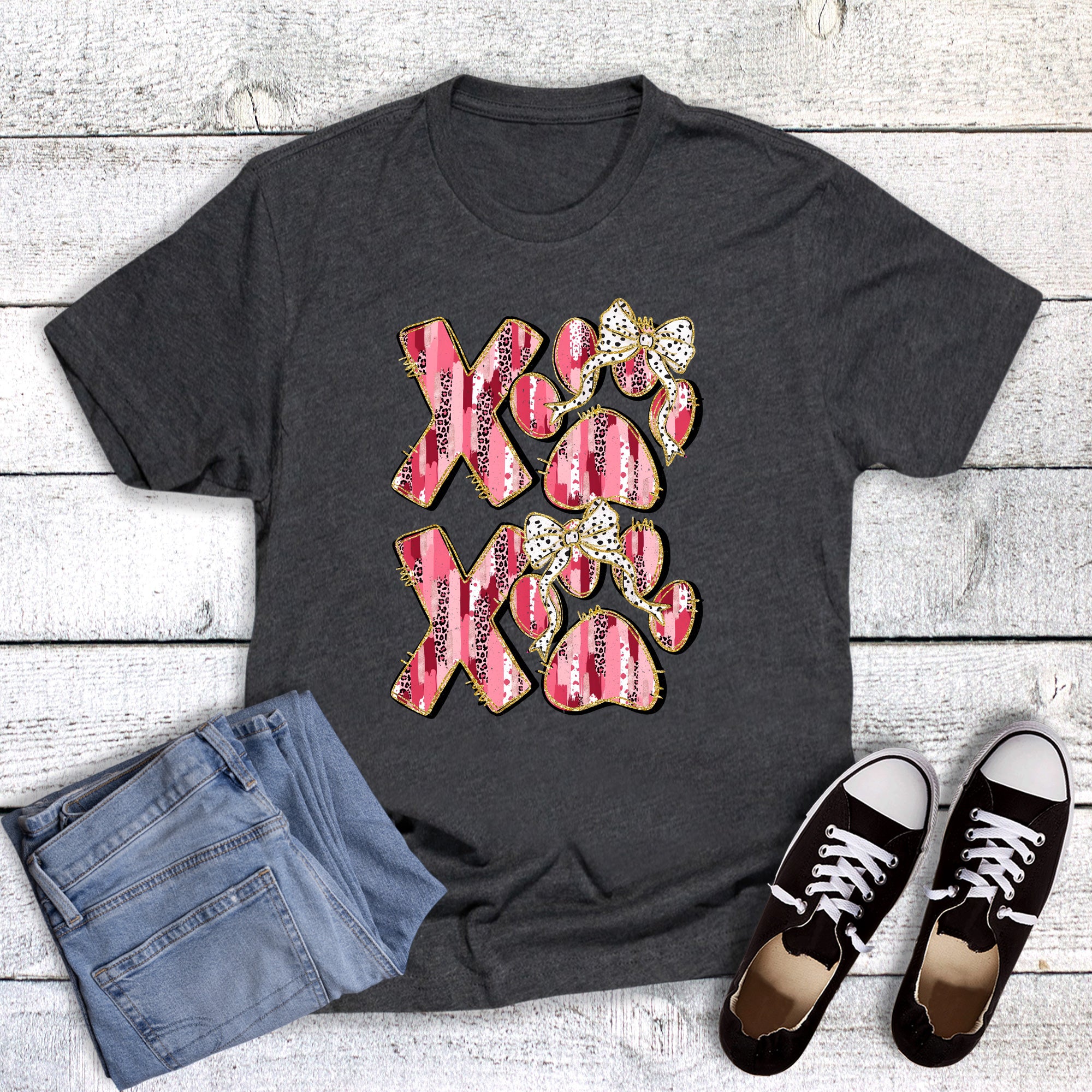 Valentines Dog Cat XOXO