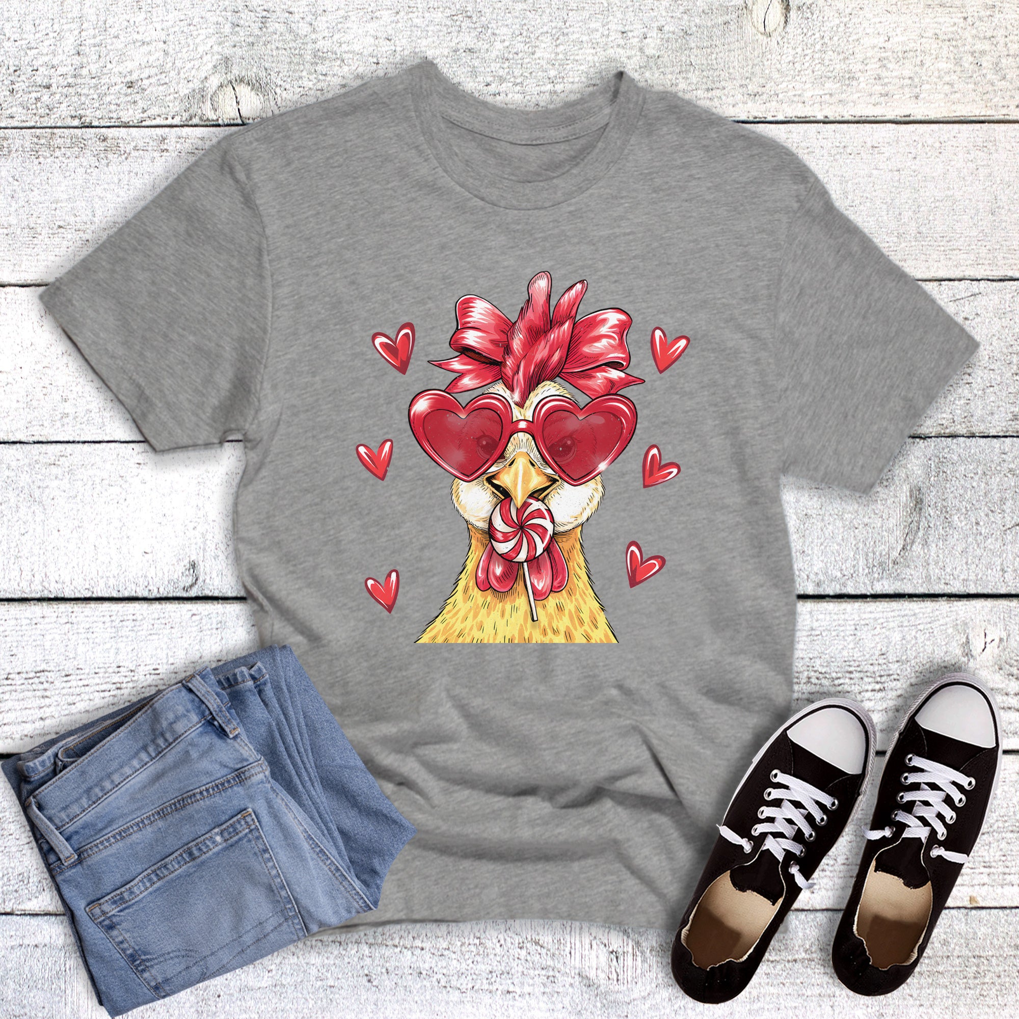 Valentines Heart Rooster