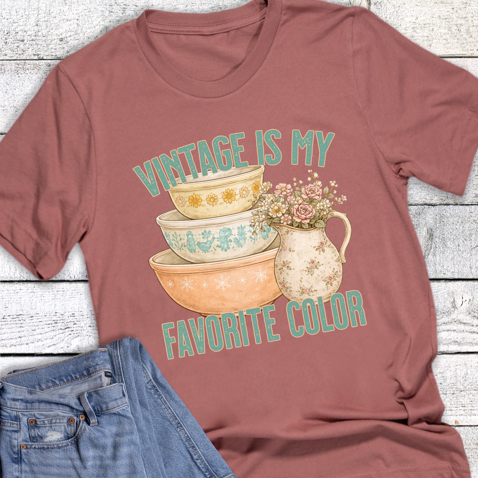 Vintage Favorite Color Antique Thrift