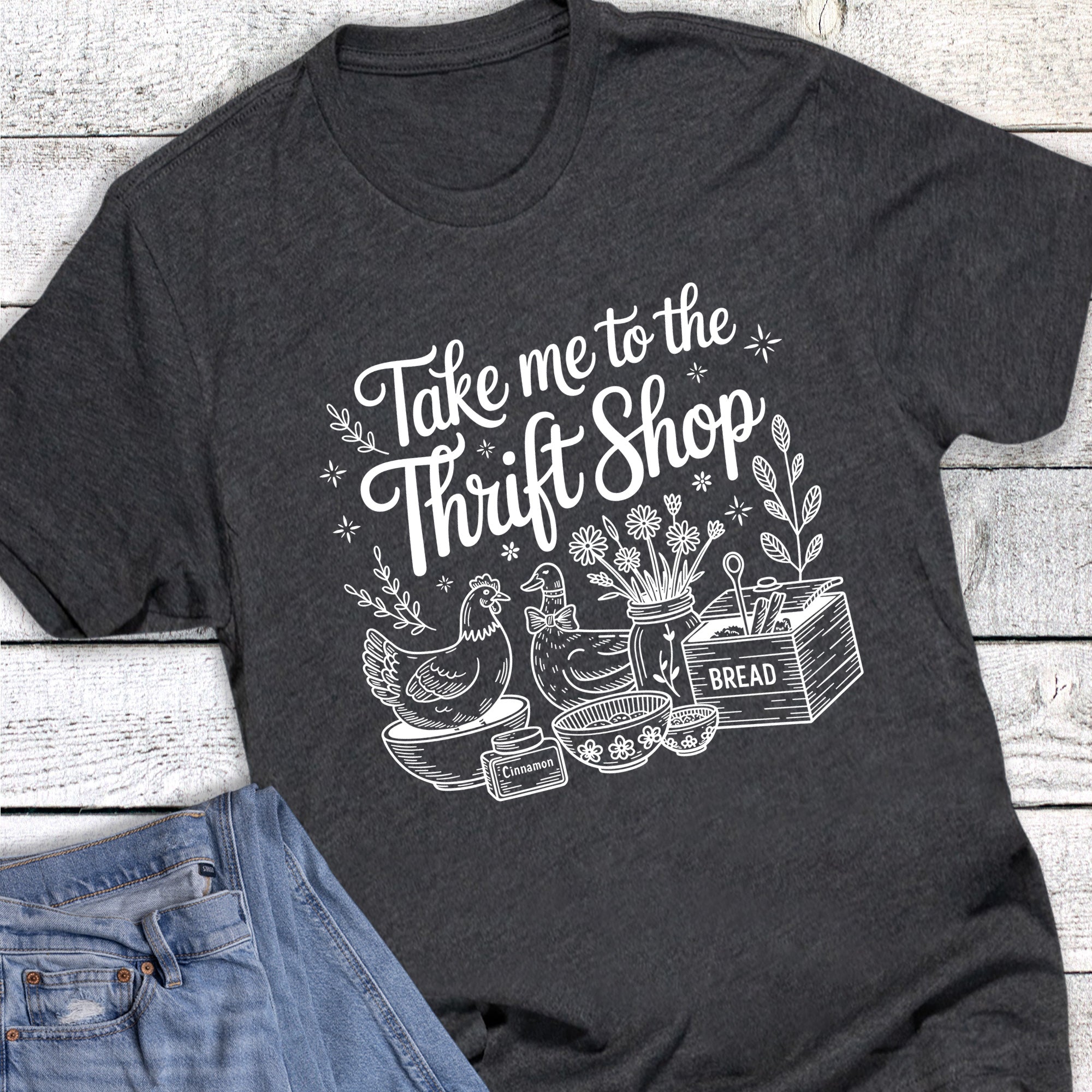 Vintage Take Me to the Thrift Shop
