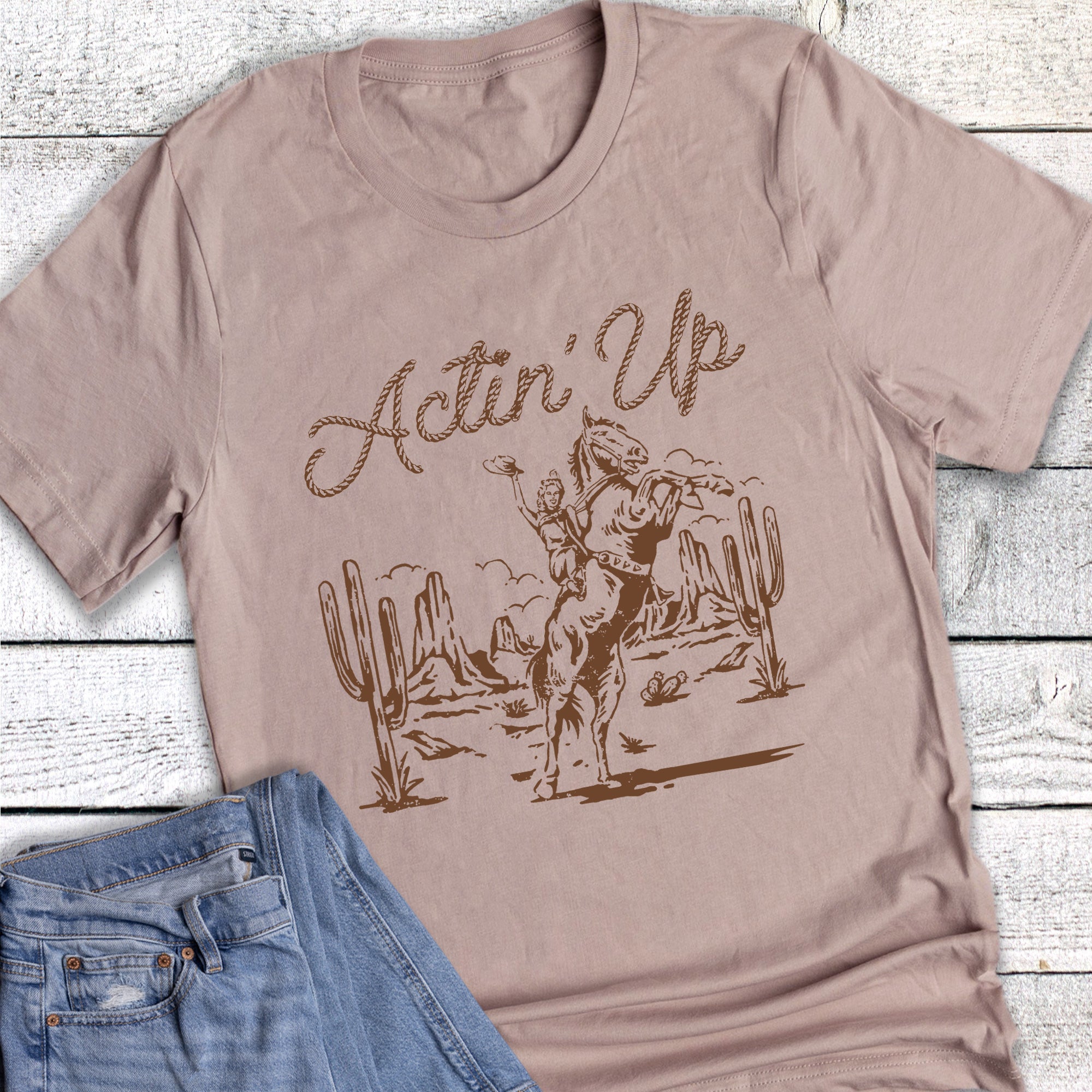 Western Actin' Up Bucking Horse