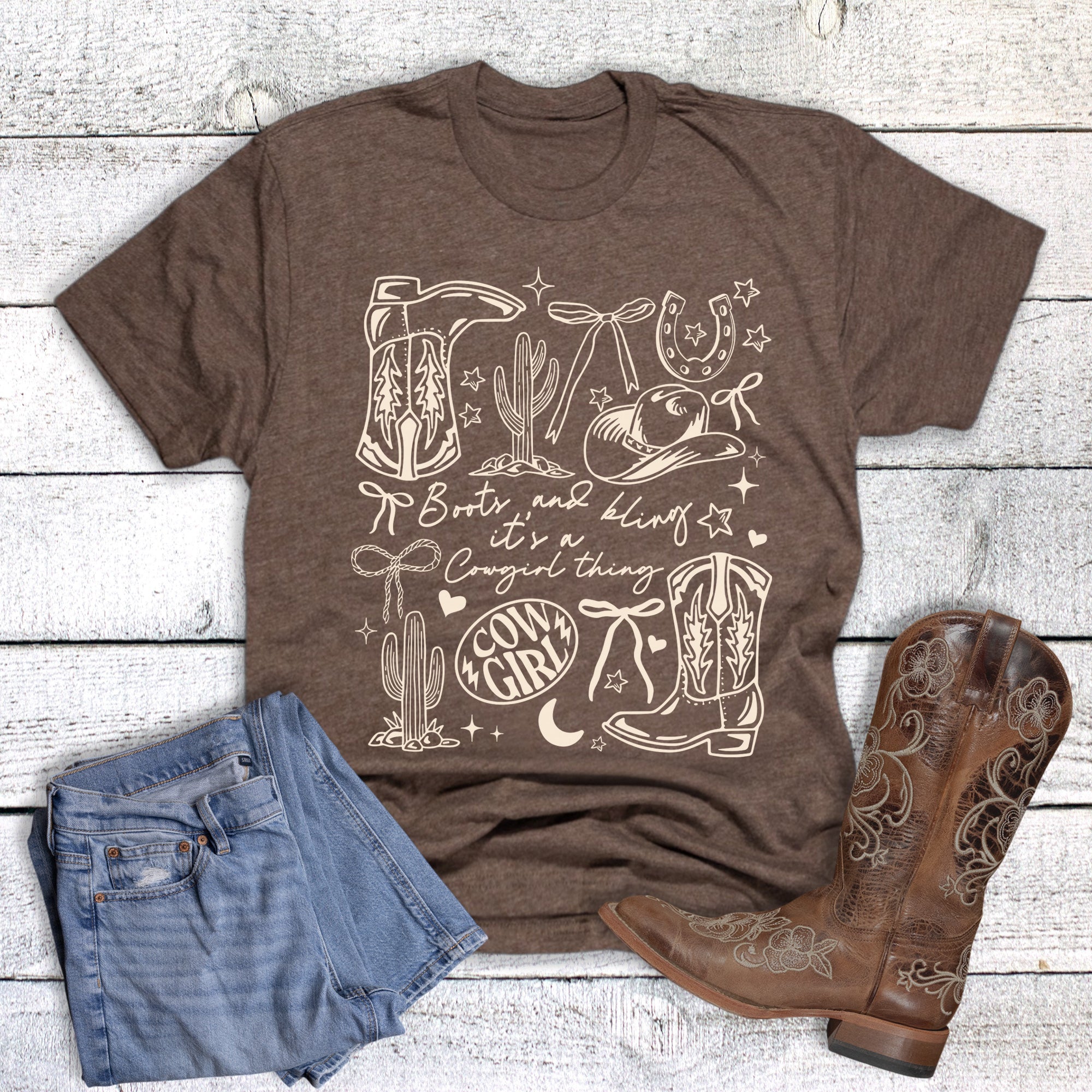 Western Boots and Bling Cowgirl