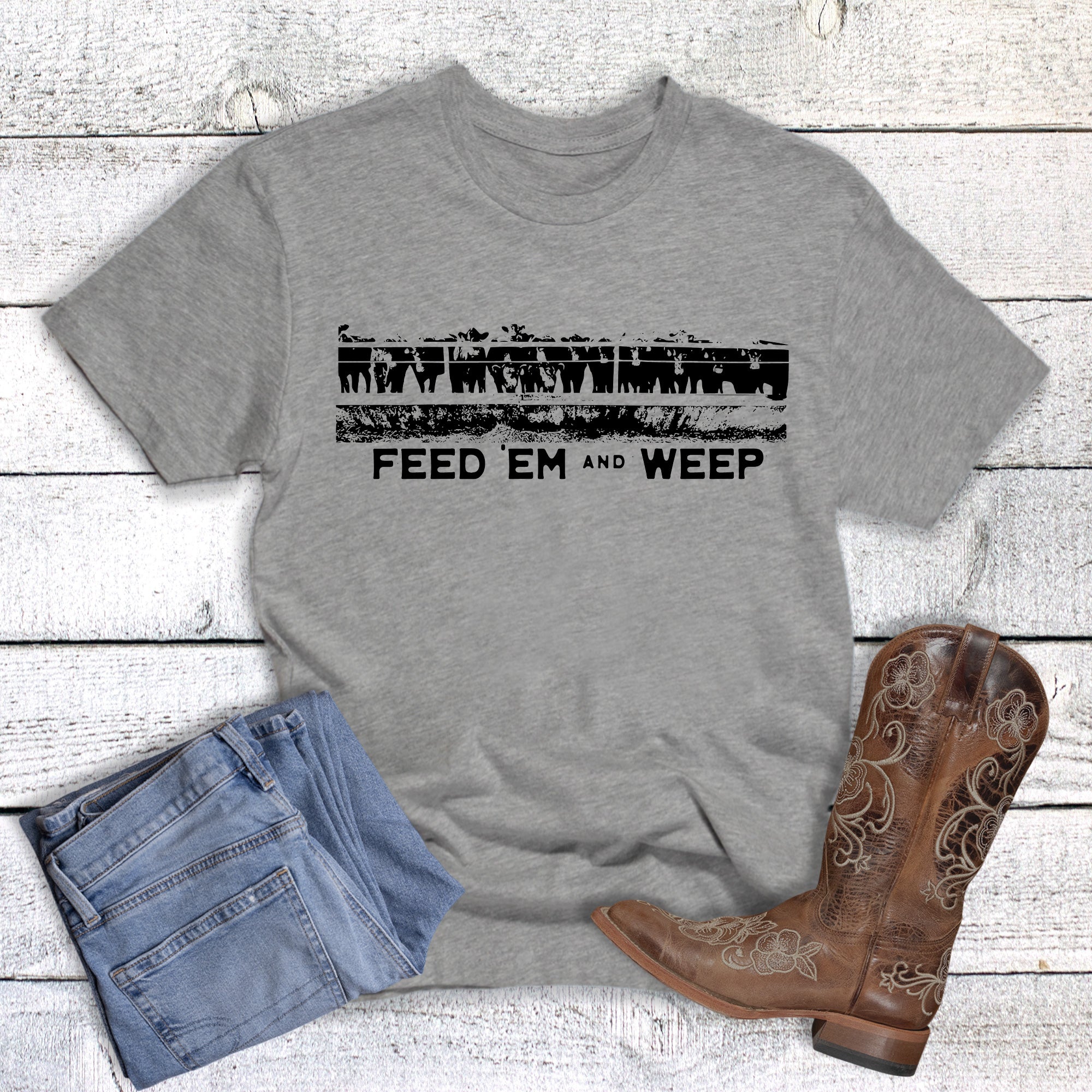 Western Cattle Feed Em and Weep