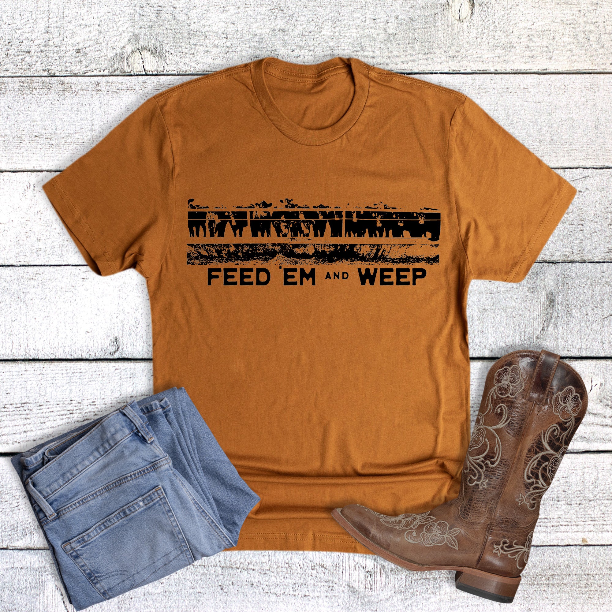 Western Cattle Feed Em and Weep