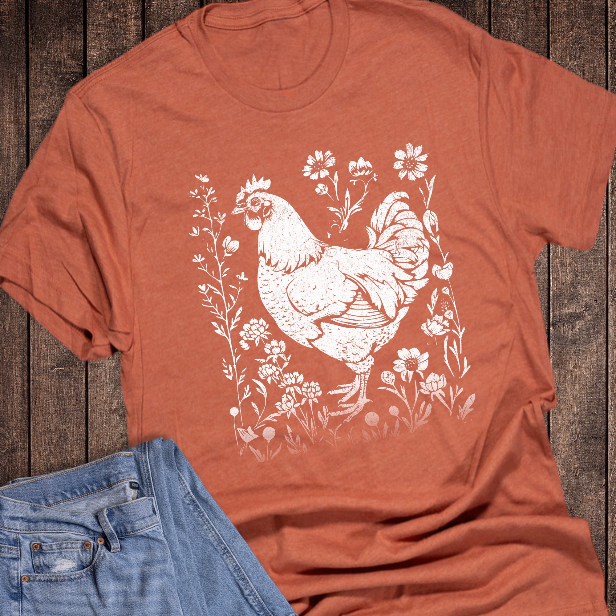 Western Chicken Florals and Greenery
