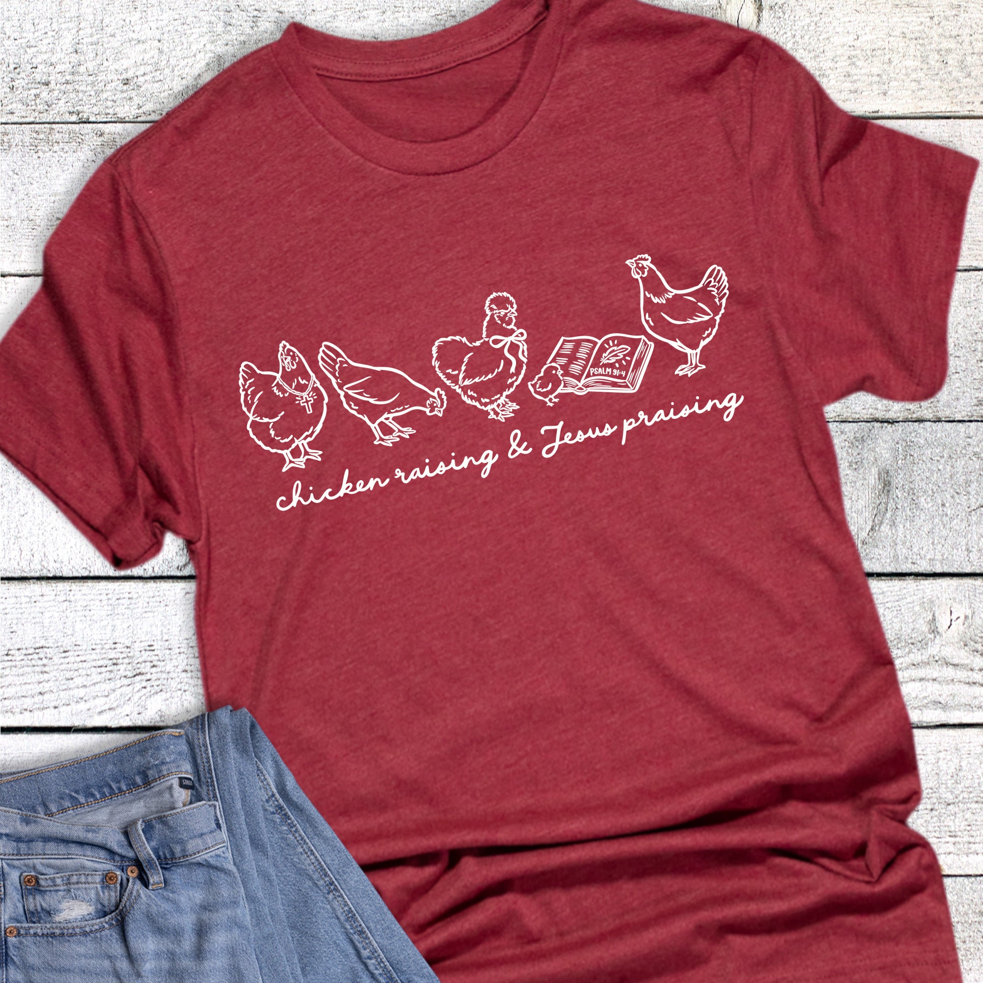 Western Chicken Raising Jesus Praising
