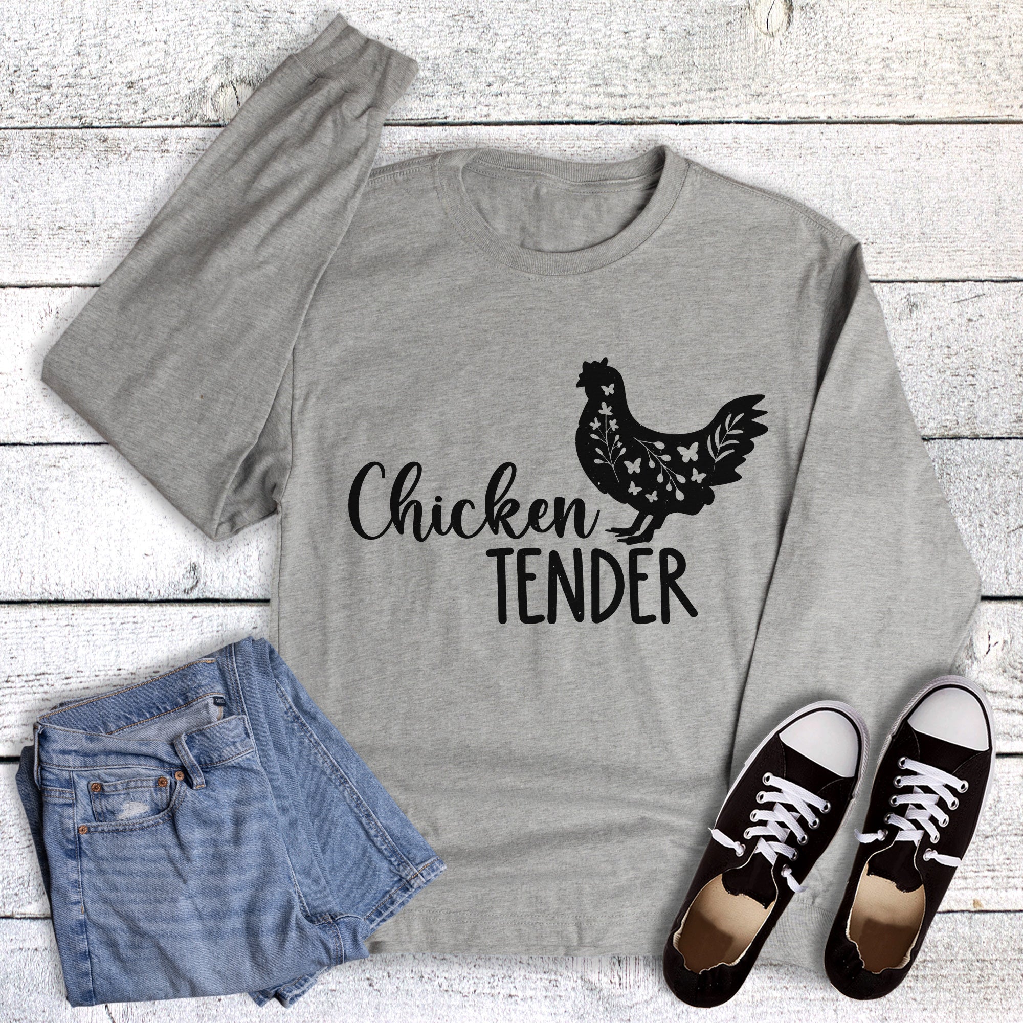 Western Chicken Tender Butterflies Long Sleeve