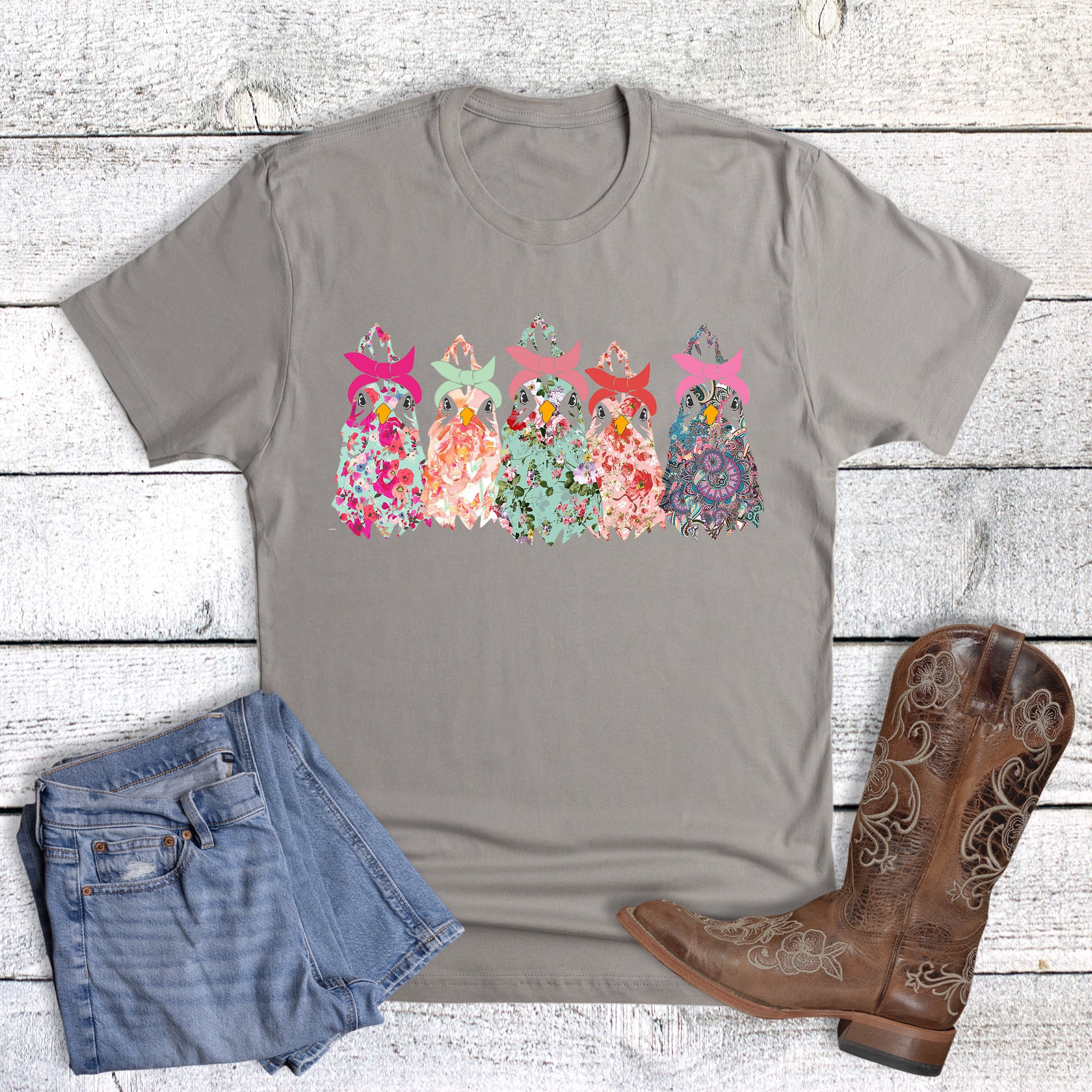 Western Chickens with Bandanas