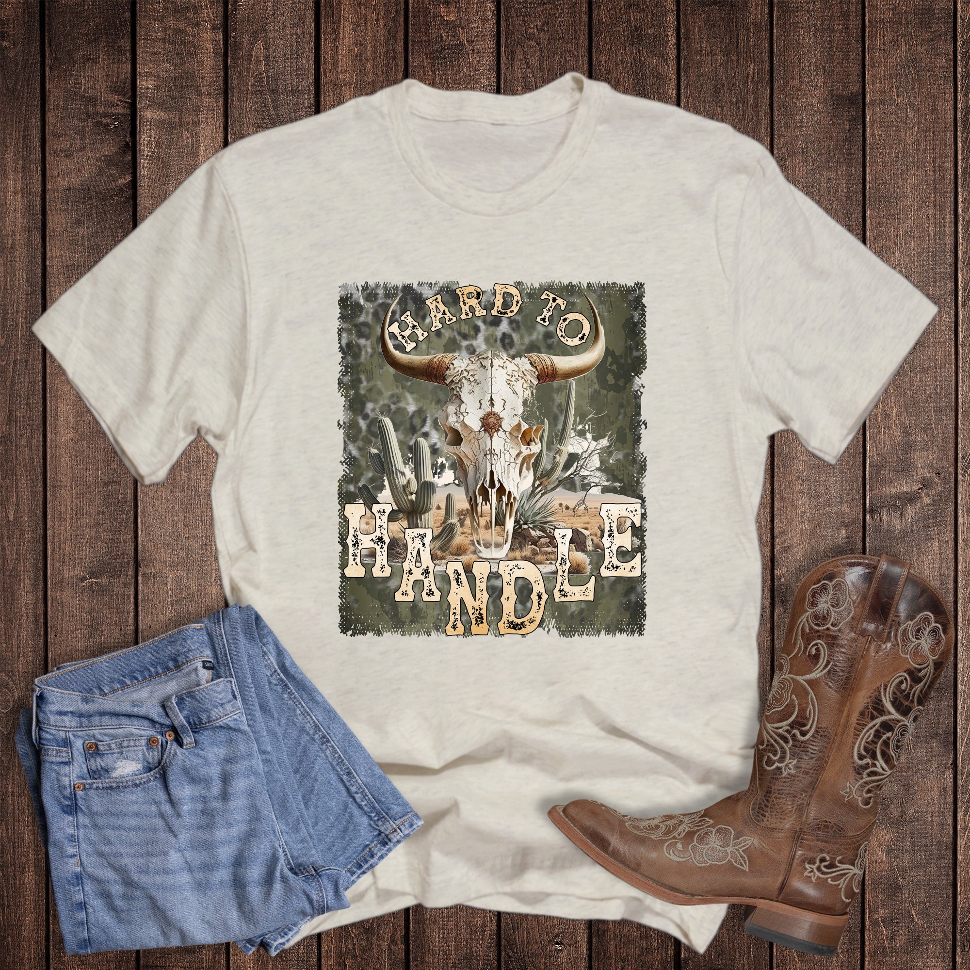 Western Hard to Handle Cow Skull