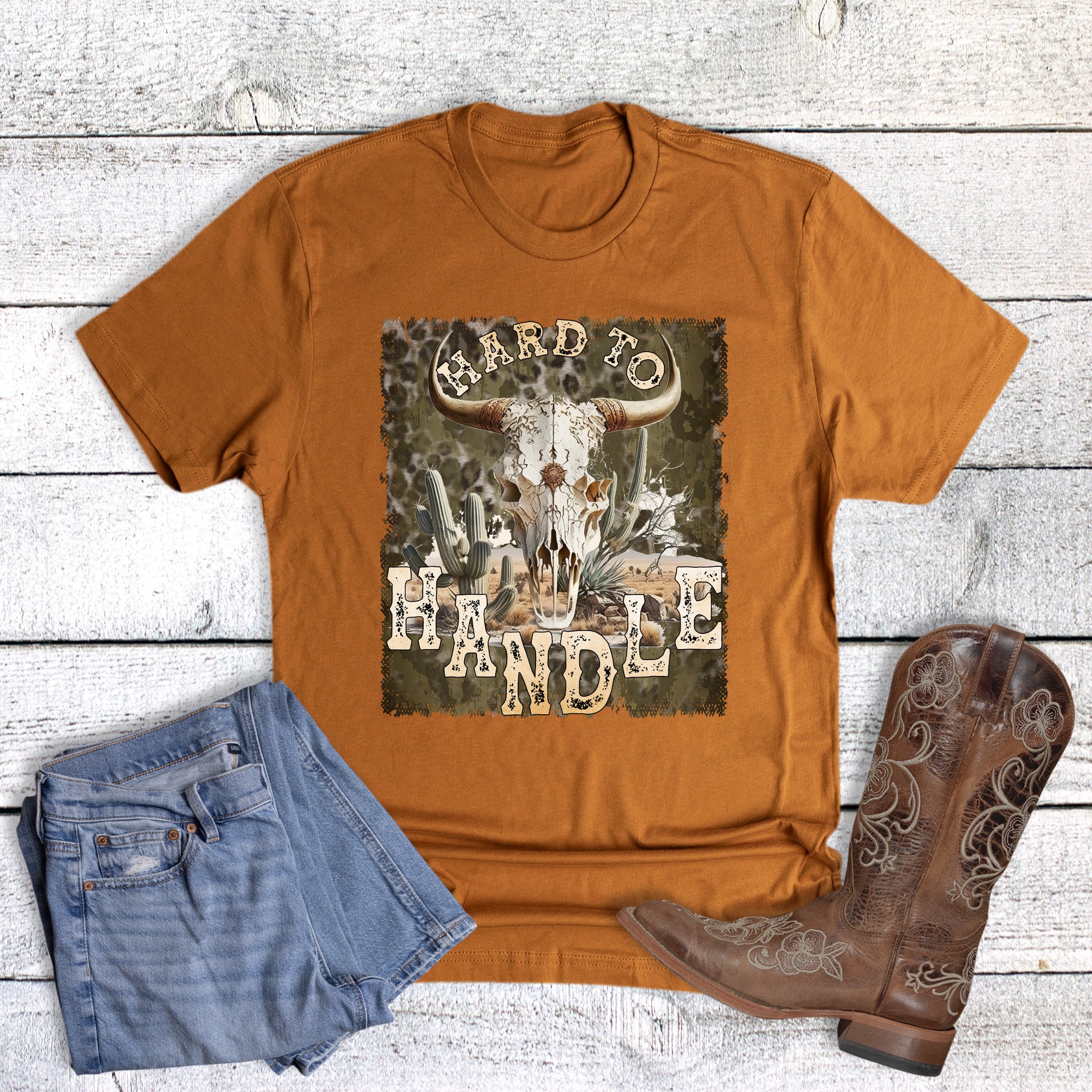 Western Hard to Handle Cow Skull