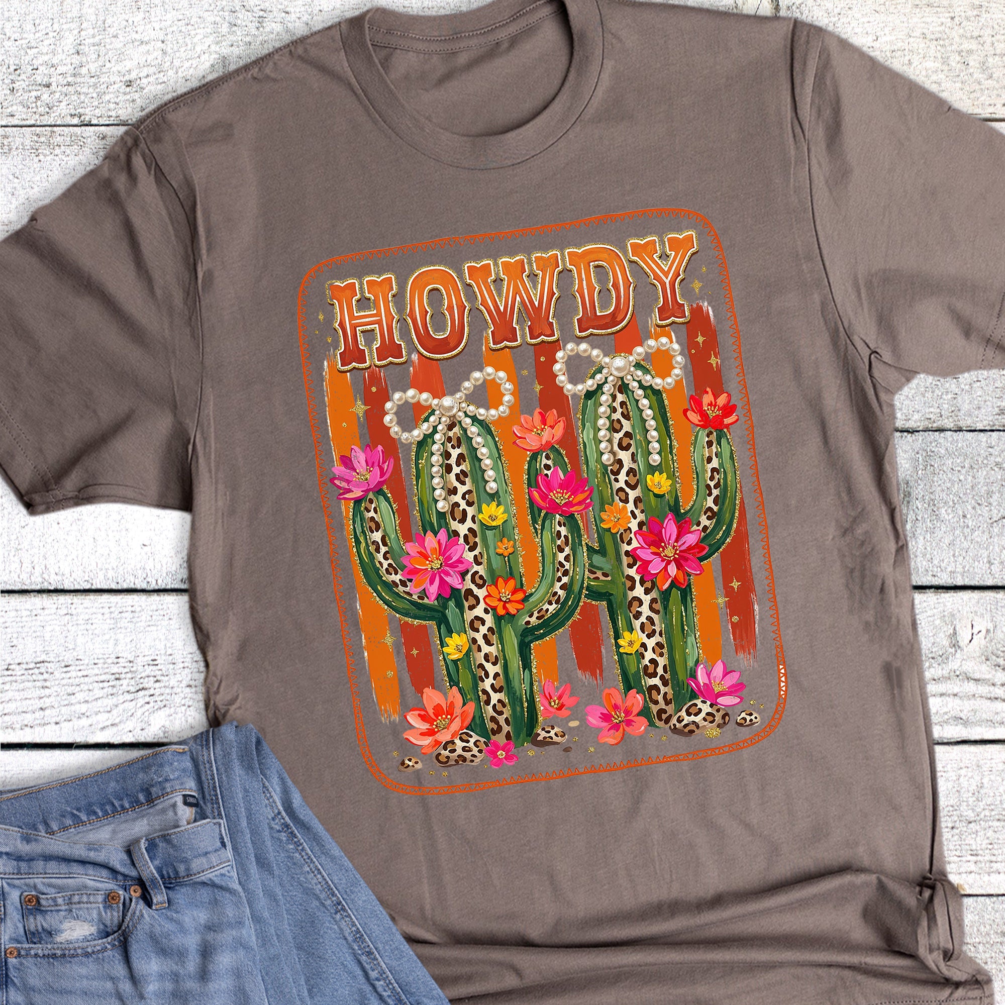 Western Howdy Cacti and Flowers