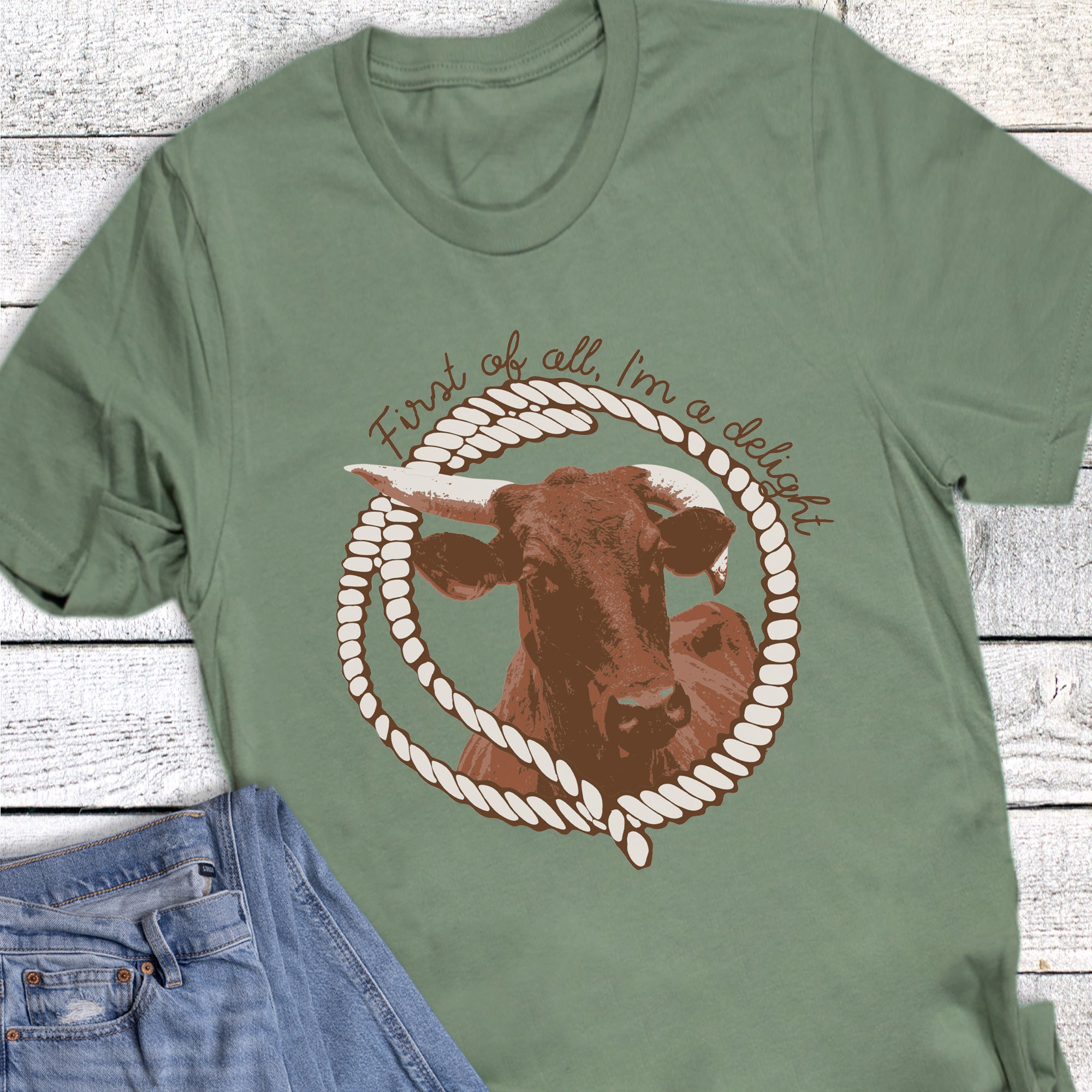 Western I'm a Delight Cow