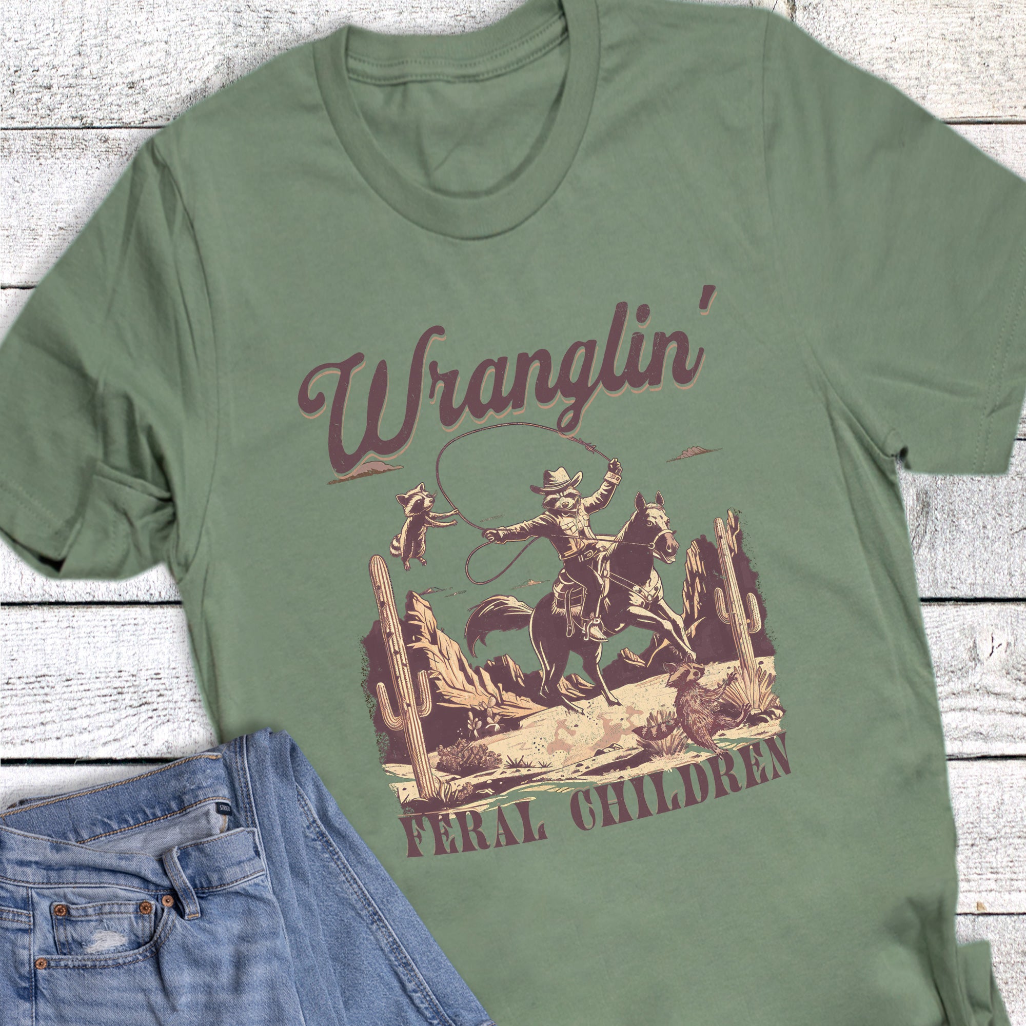 Western Mama Wranglin' Feral Children