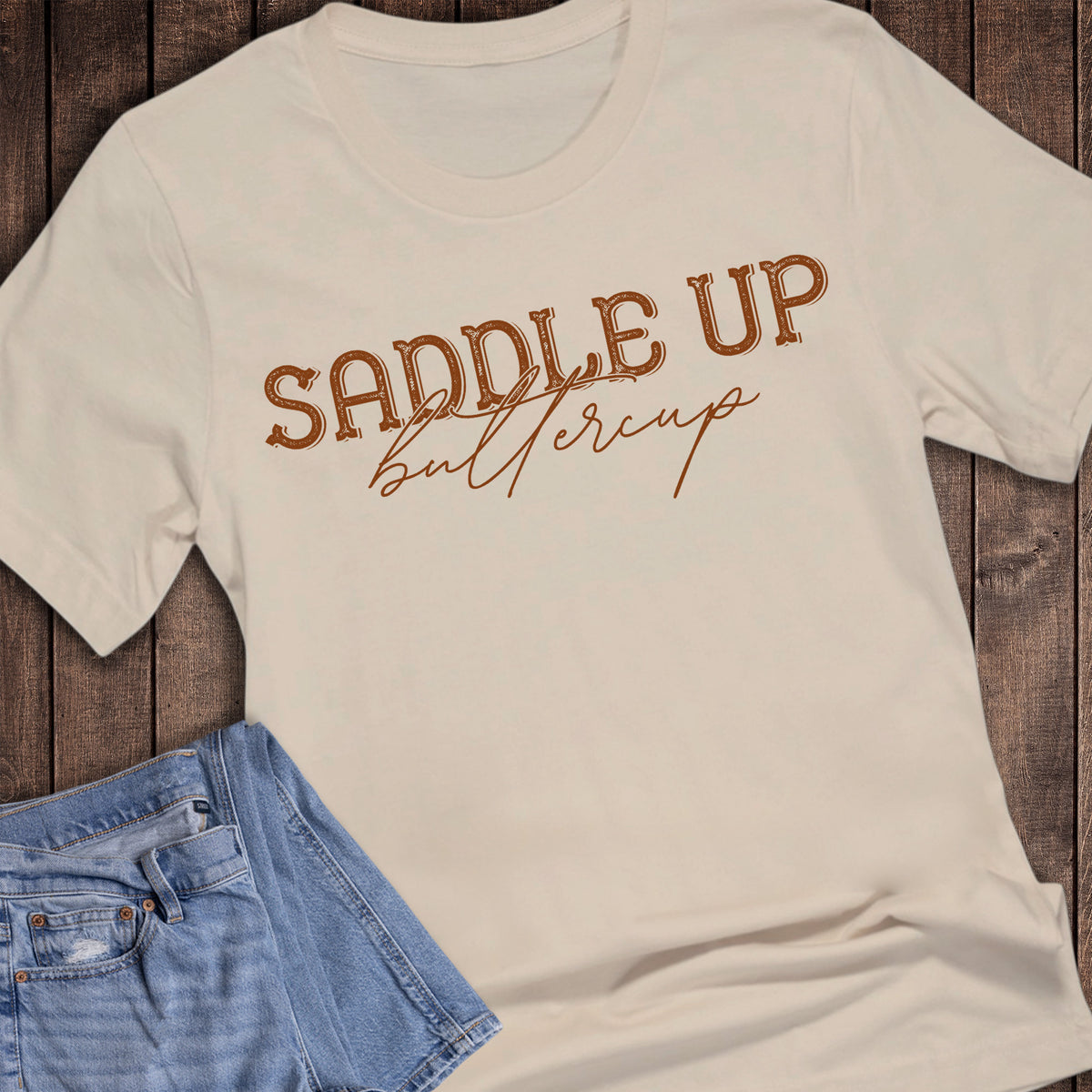 Western Saddle Up Buttercup