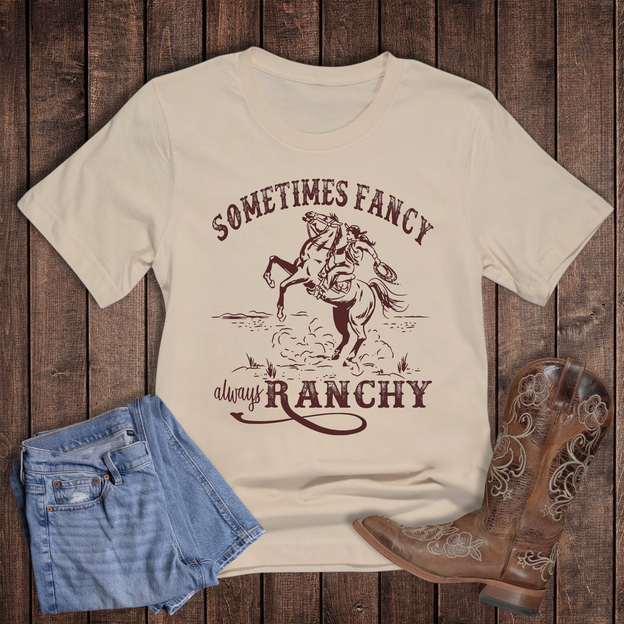 Western Sometimes Fancy Always Ranchy
