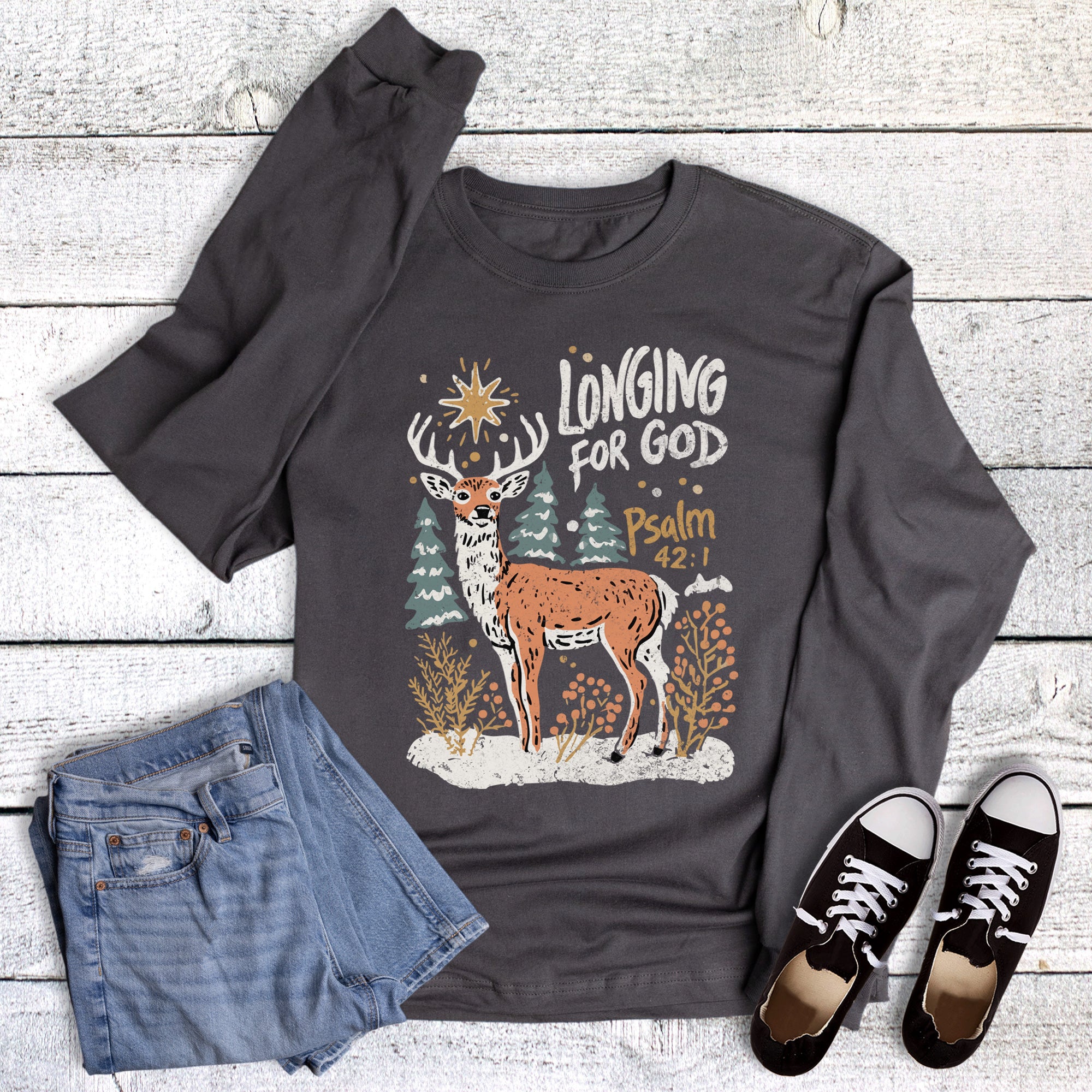 Winter Faith Longing for God Long Sleeve