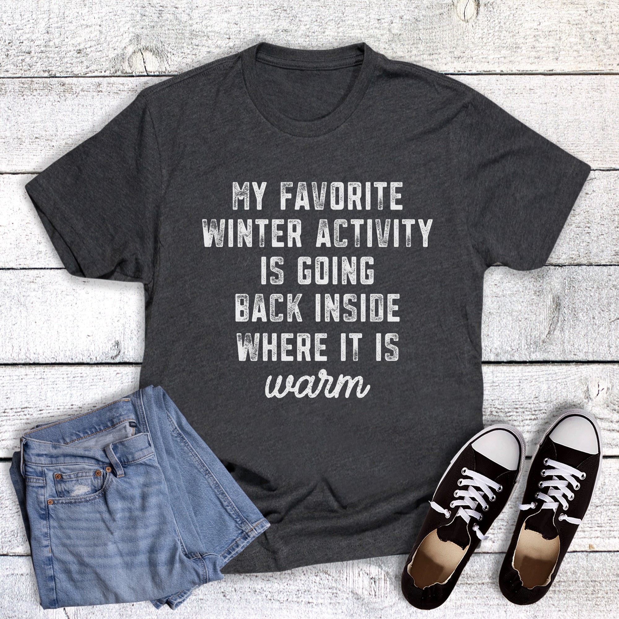 Winter Favorite Activity Is Where It's Warm